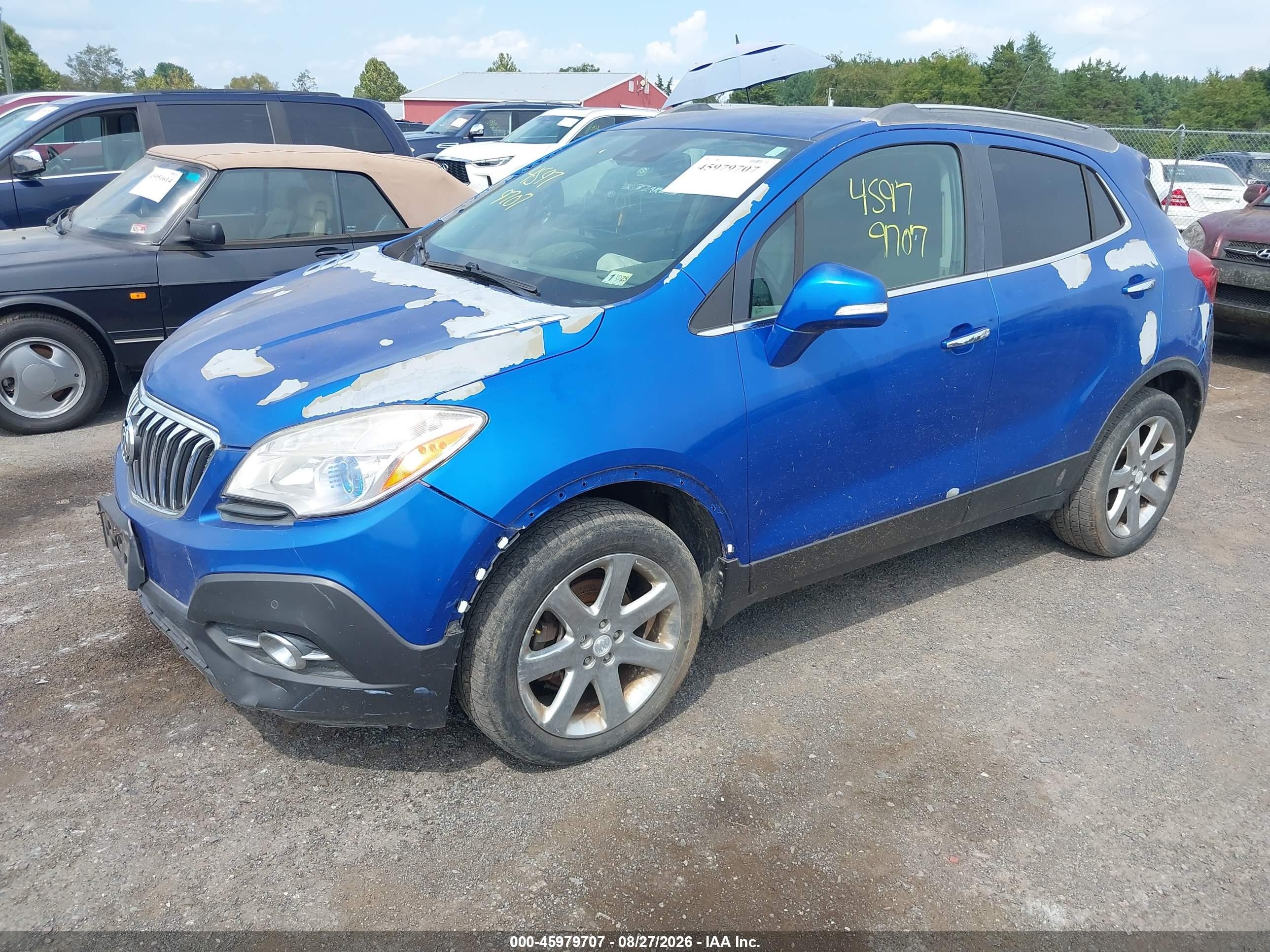 2014 Buick Encore VIN KL4CJHSB1EB617145 IAAI salvage auction — Normal Wear, Clear (Virginia), sold $499 on 2026-09-27 (photo 2)