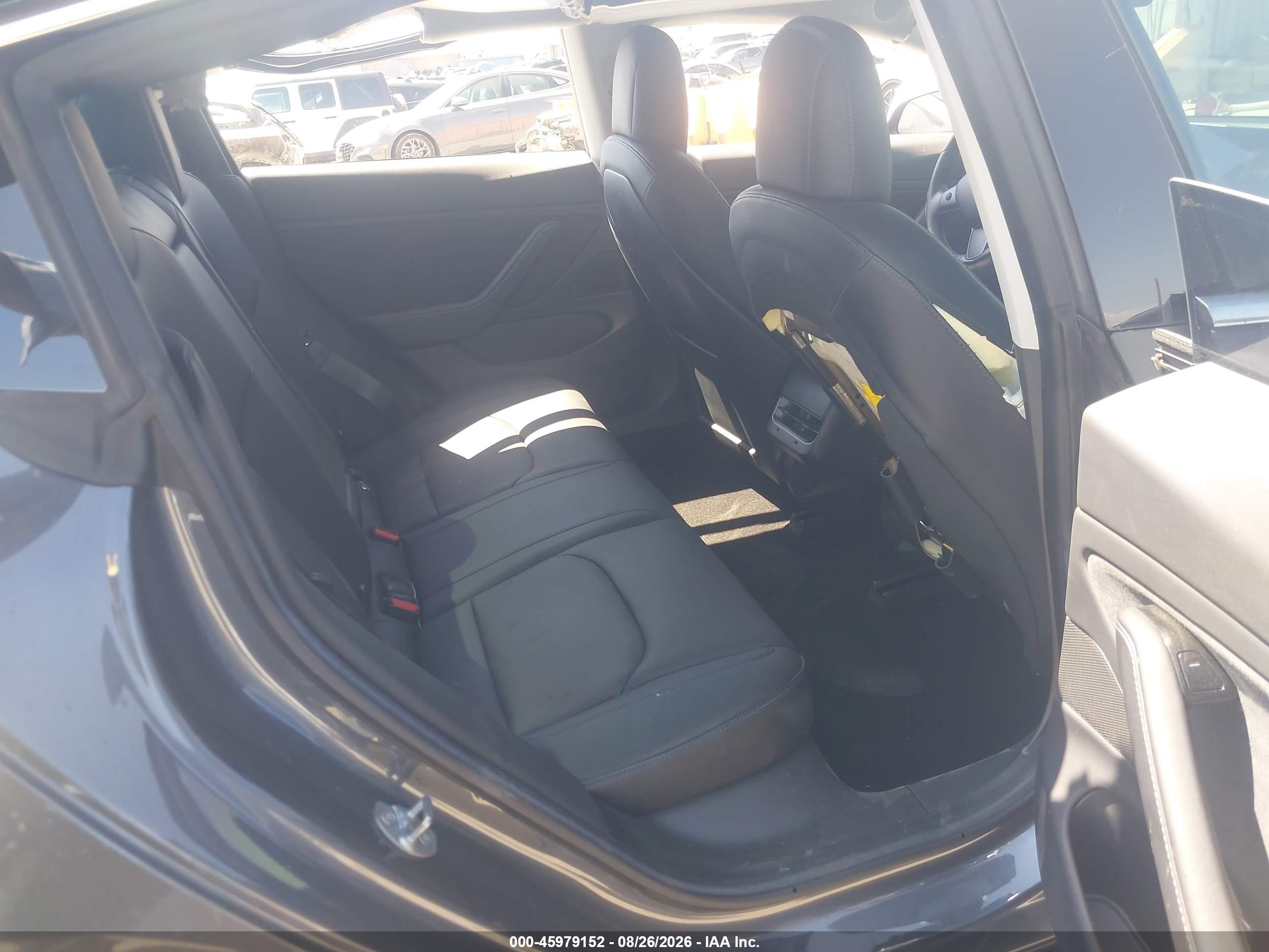 2018 Tesla Model 3 VIN 5YJ3E1EA5JF012086 IAAI salvage auction — Side, Salvage (California), sold $4,500 on 2026-09-13 (photo 8)