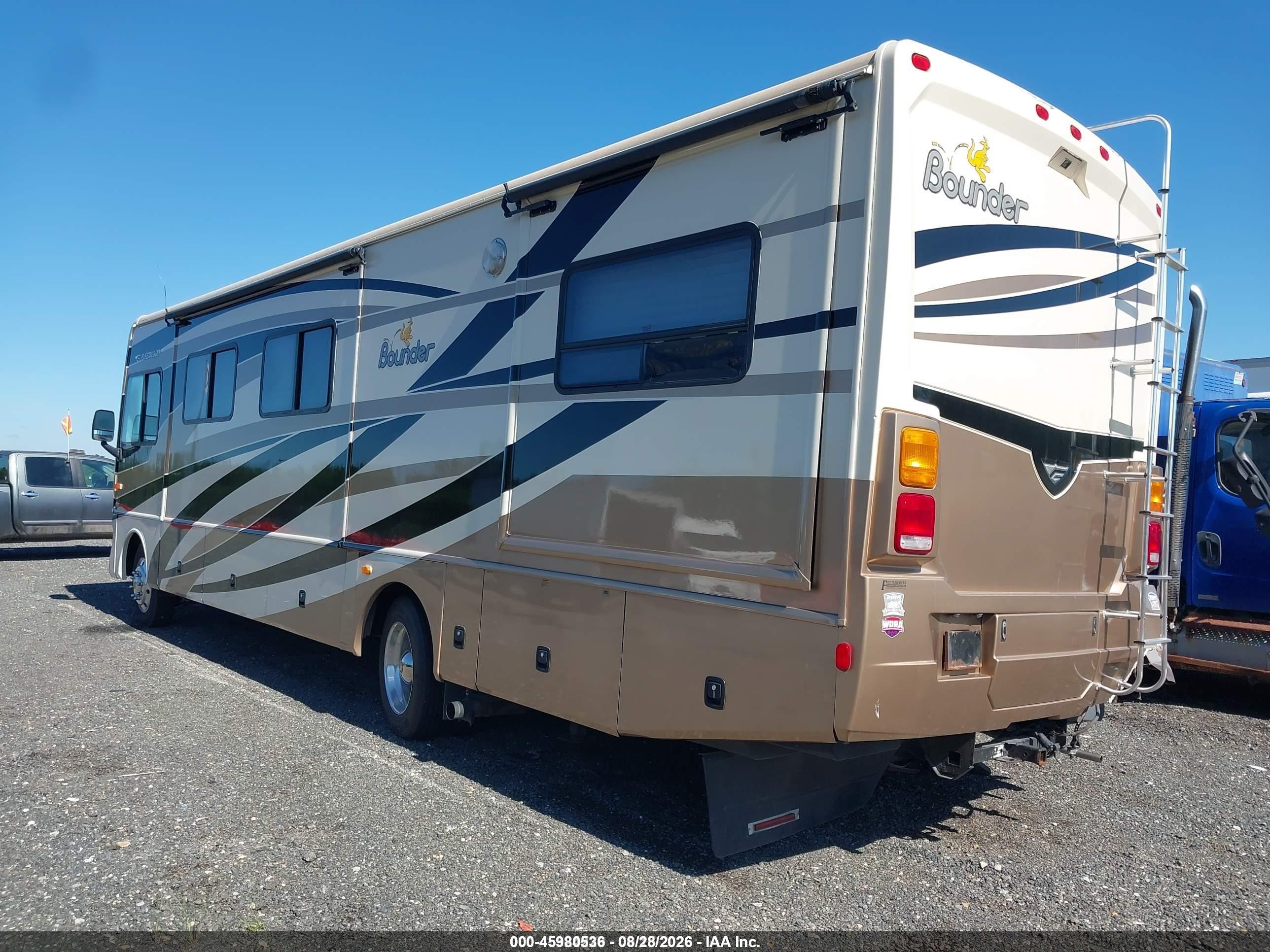 2008 Workhorse Custom Chassis Motorhome Chassis VIN 5B4MP67G783428392 IAAI salvage auction — Normal Wear, Salvage (Maryland), sold $100 on 2026-09-09 (photo 3)