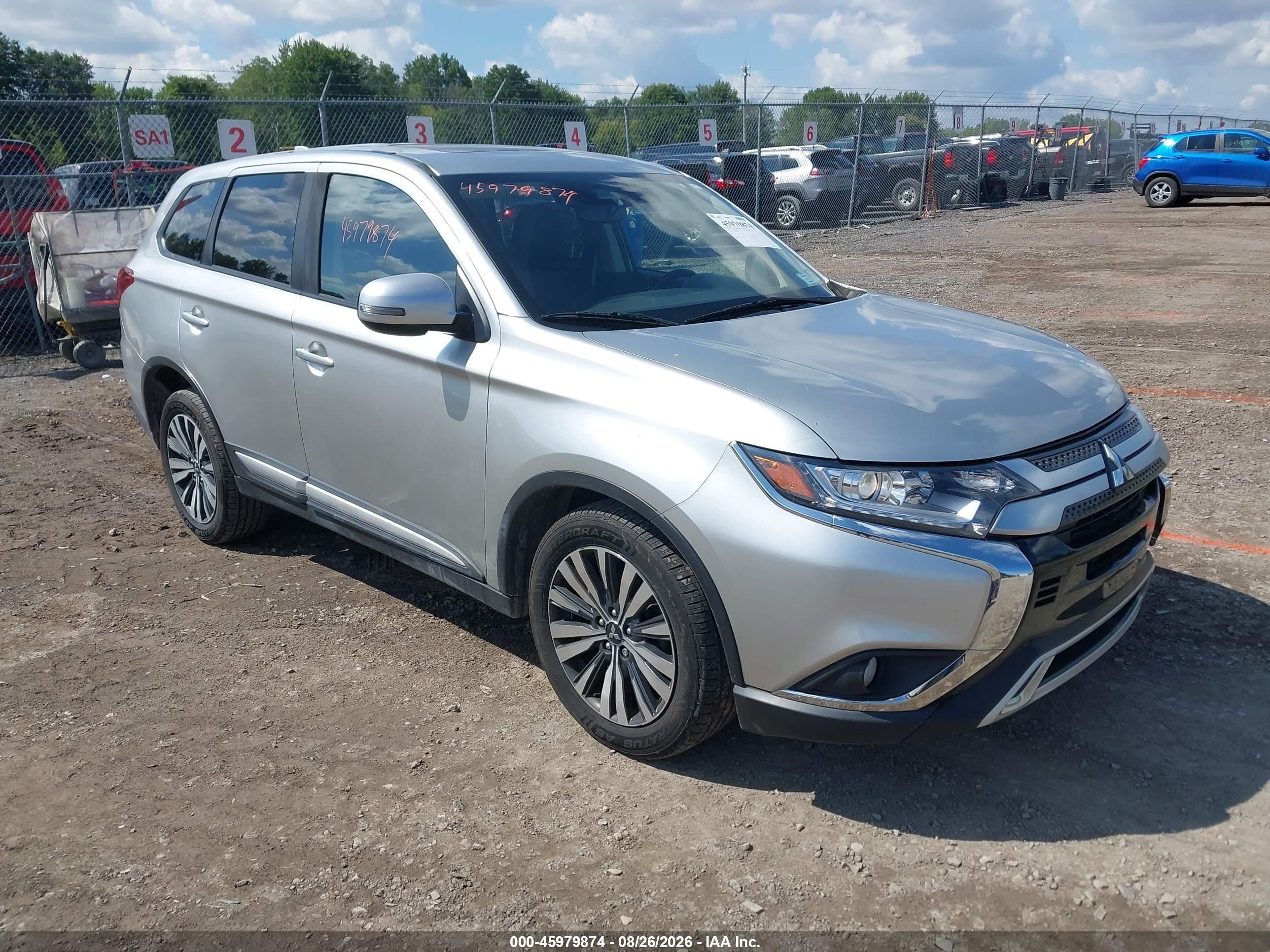 2020 Mitsubishi Outlander VIN JA4AZ3A38LZ007339 IAAI salvage auction — Unknown, Mv-907A (New York), sold $4,700 on 2026-09-17 (photo 1)