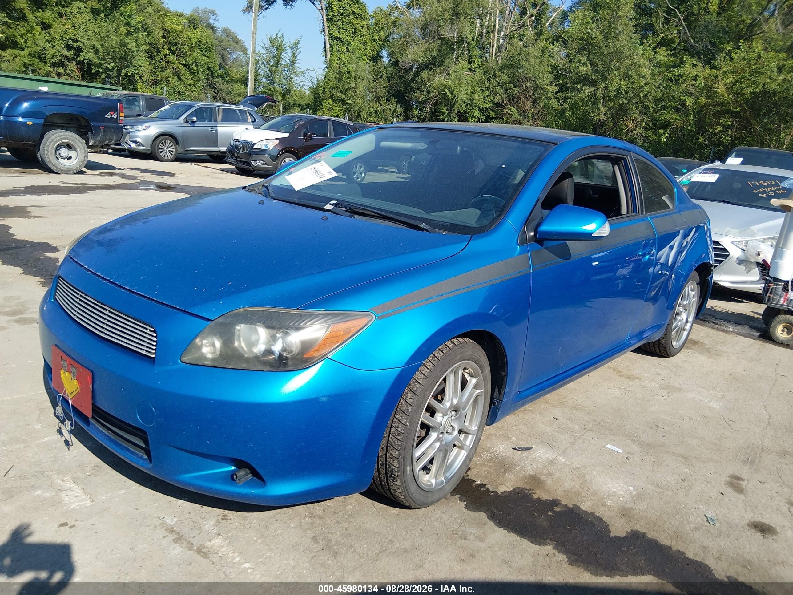 2010 Scion Tc VIN JTKDE3B72A0314337 IAAI salvage auction — Rear End, Salvage (Kansas), sold $550 on 2026-09-19 (photo 2)
