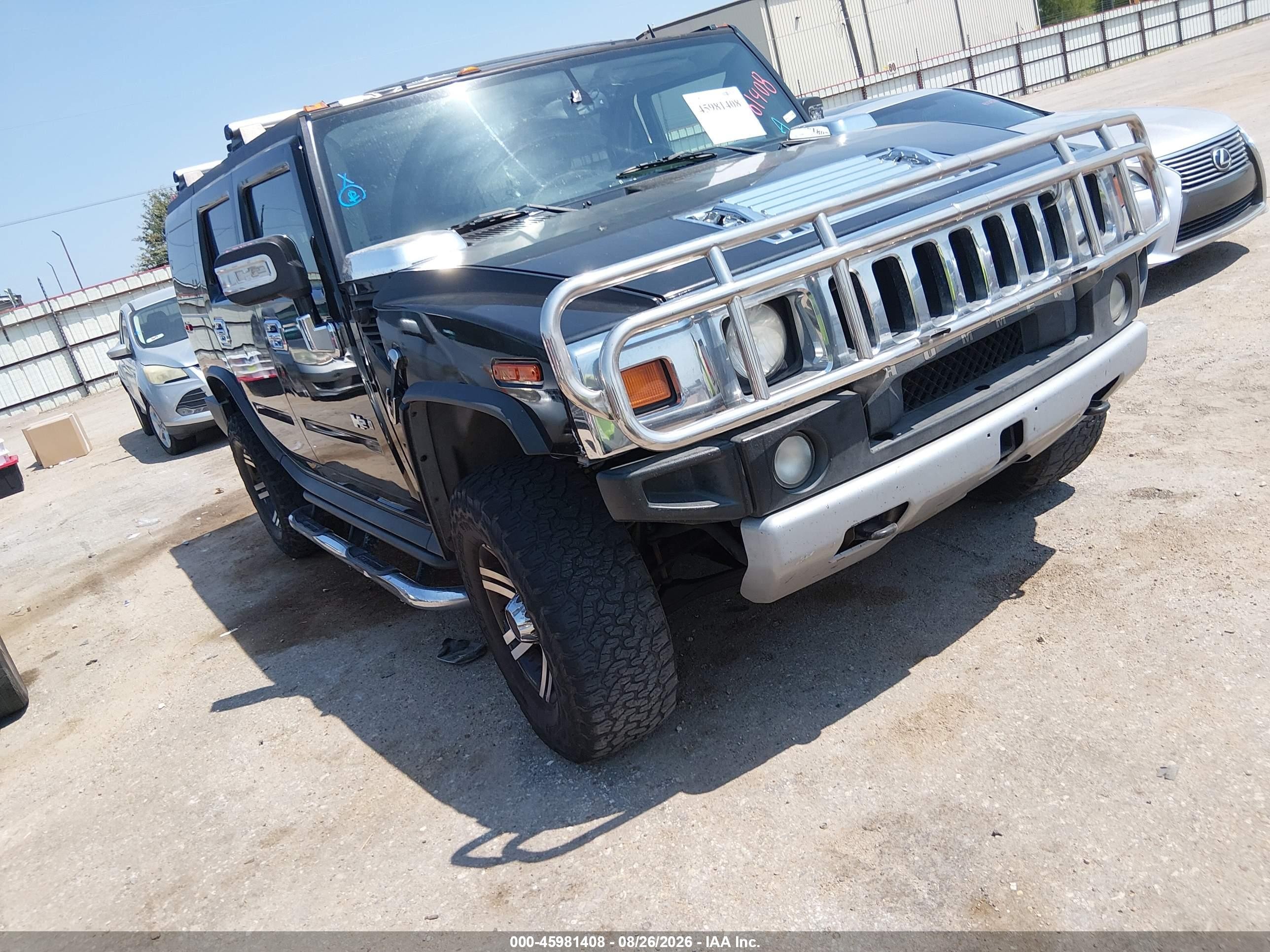 2009 Hummer H2 VIN 5GRGN832X9H103080 — IAAI salvage auction photo