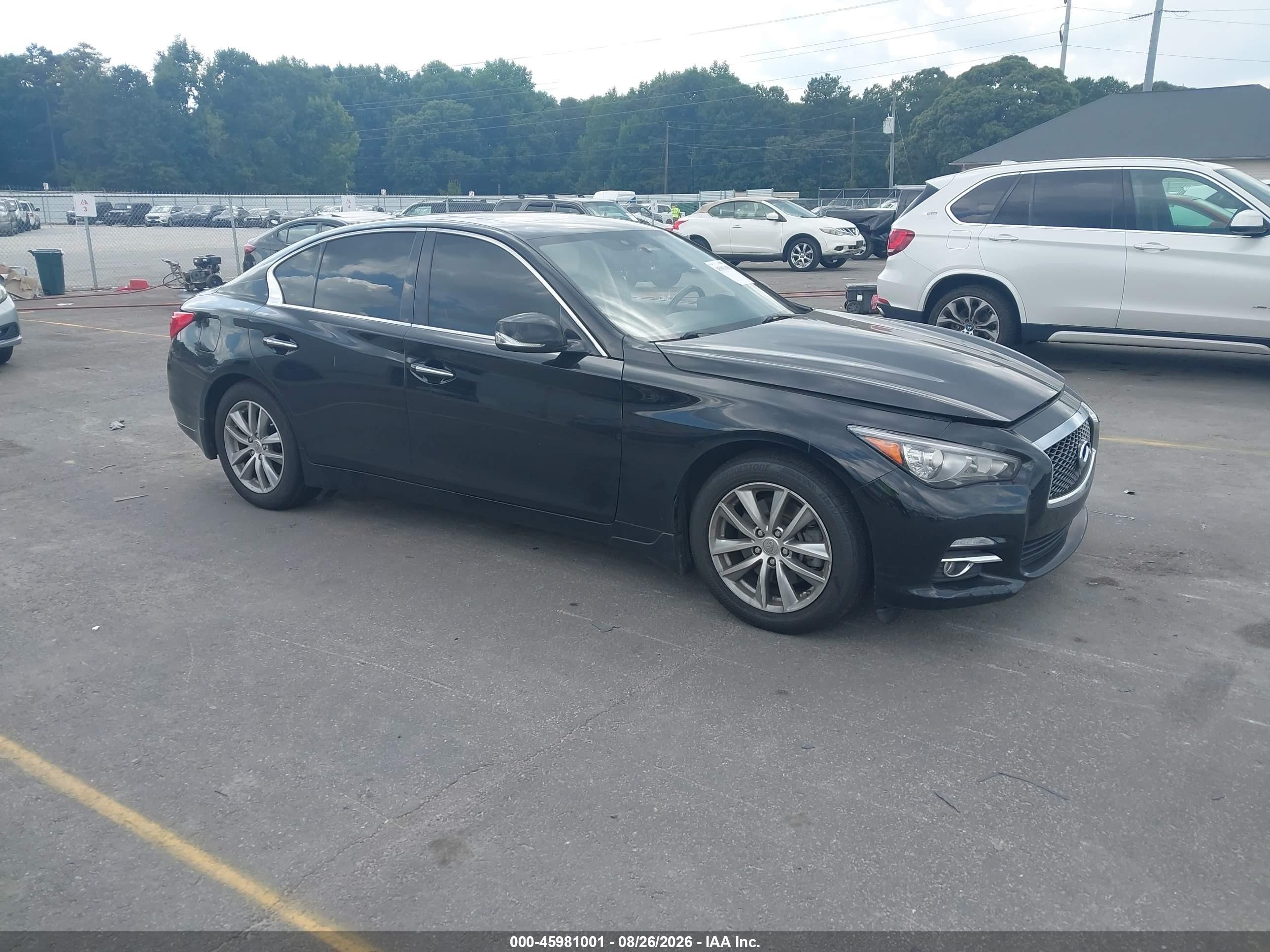 2017 Infiniti Q50 VIN JN1EV7AP8HM732816 IAAI salvage auction — Normal Wear, Clear (Georgia), sold $1,300 on 2026-09-09 (photo 1)