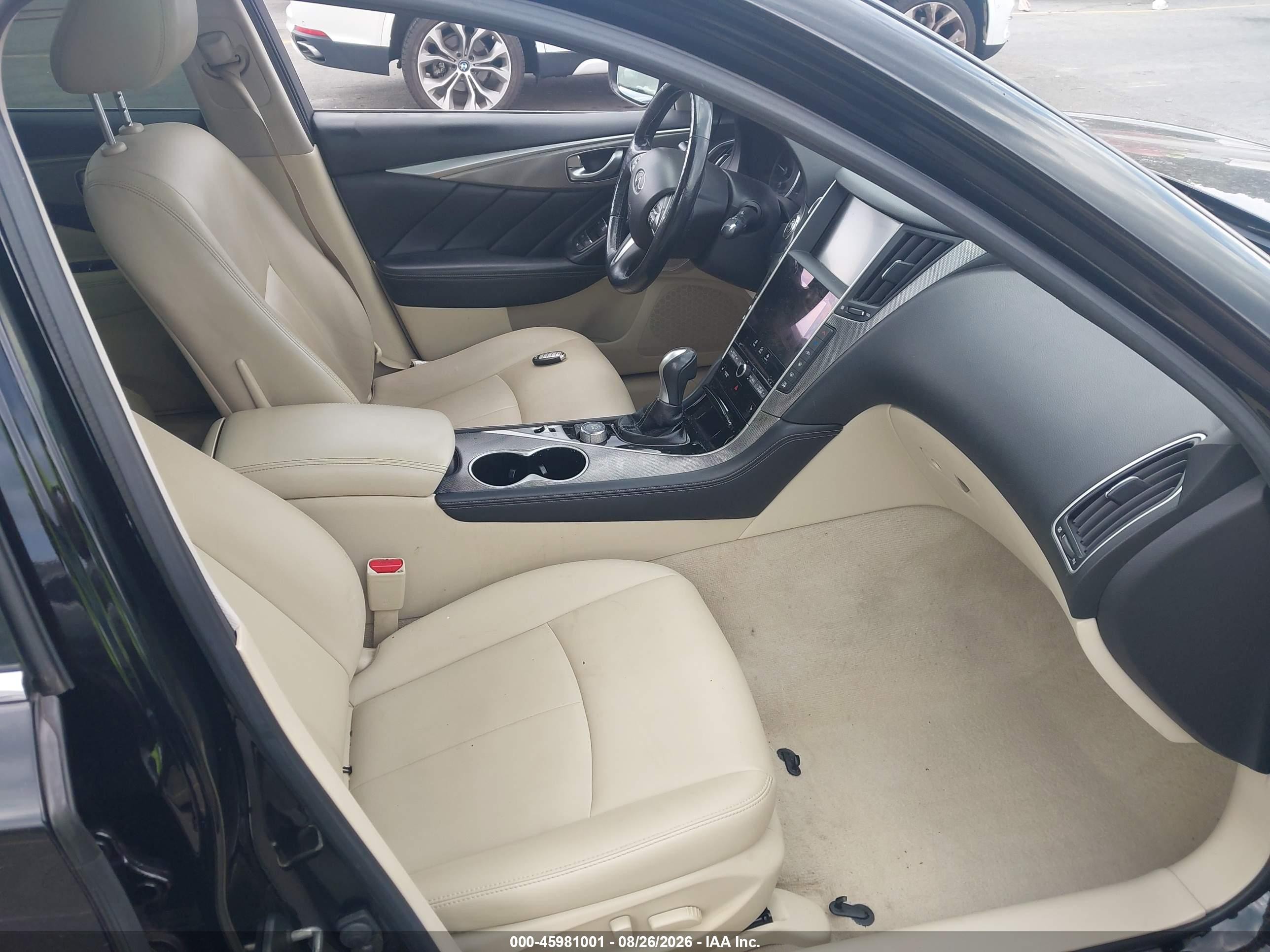 2017 Infiniti Q50 VIN JN1EV7AP8HM732816 IAAI salvage auction — Normal Wear, Clear (Georgia), sold $1,300 on 2026-09-09 (photo 5)