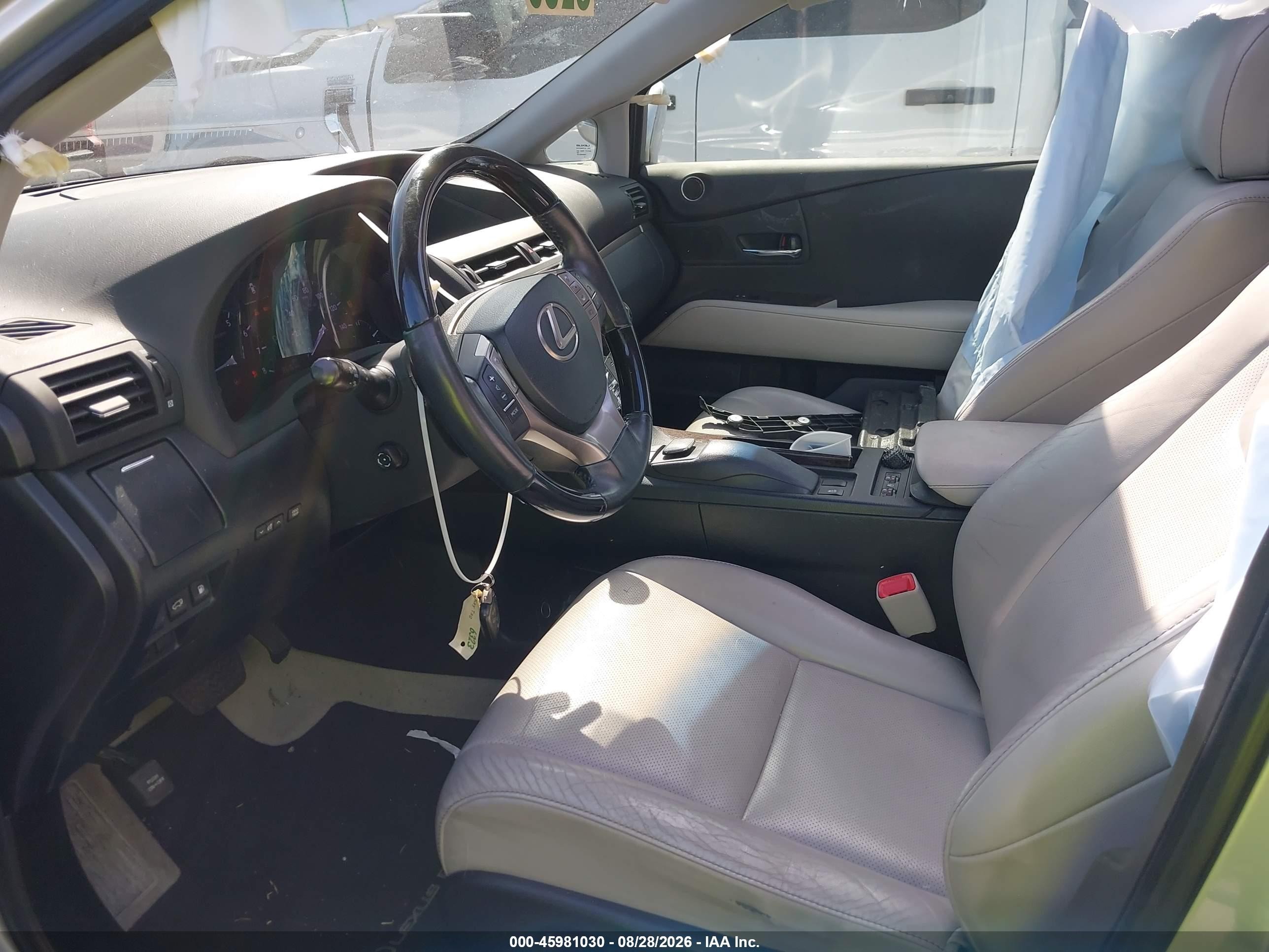 2013 Lexus RX 350 VIN 2T2ZK1BA4DC093013 IAAI salvage auction — Side, Salvage Certificate (California), sold $4,150 on 2026-09-13 (photo 5)