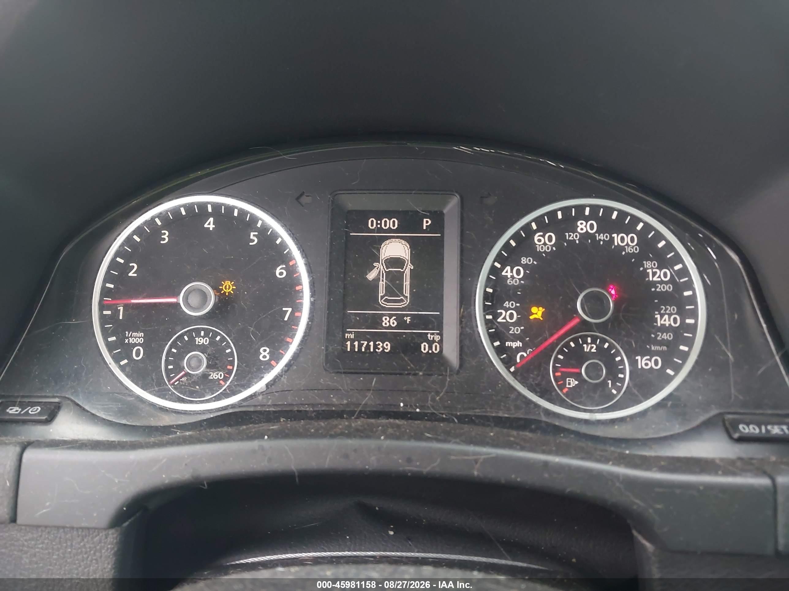 2014 Volkswagen Tiguan VIN WVGAV3AX4EW622202 IAAI salvage auction — Water/Flood, Salvage (Texas), sold $625 on 2026-10-05 (photo 7)