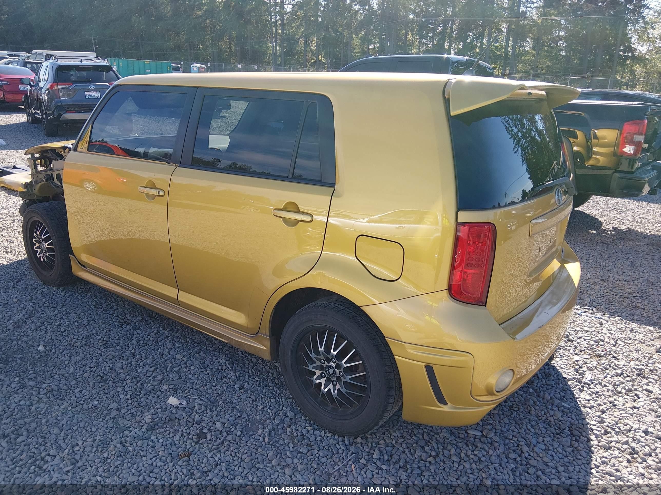 2008 Scion xB VIN JTLKE50E381055975 IAAI salvage auction — Front End, Bill Of Sale (Washington), sold $275 on 2026-09-12 (photo 3)