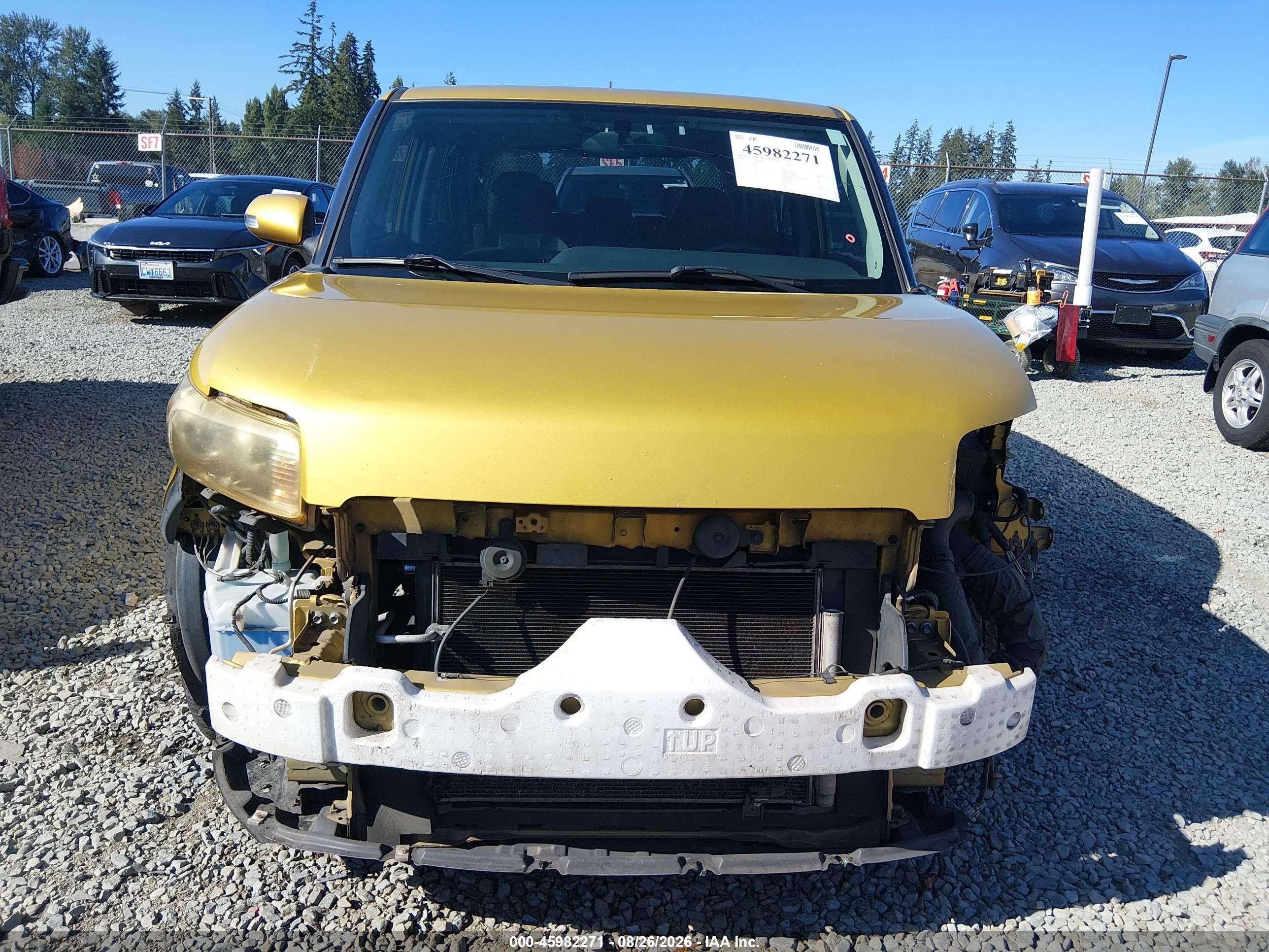 2008 Scion xB VIN JTLKE50E381055975 IAAI salvage auction — Front End, Bill Of Sale (Washington), sold $275 on 2026-09-12 (photo 6)