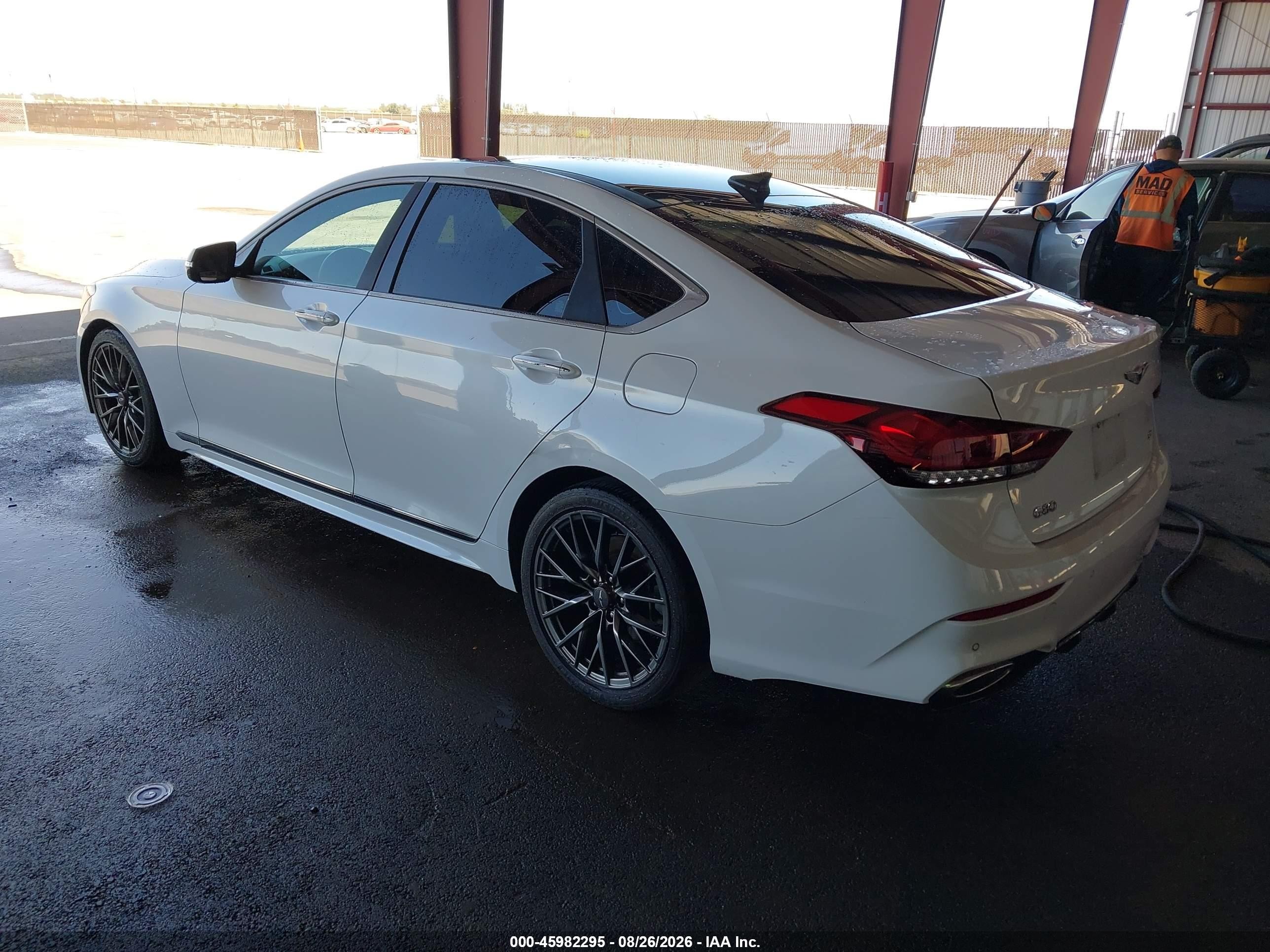 2019 Genesis G80 VIN KMTFN4JE5KU315189 IAAI salvage auction — Front End, Salvage (California), sold $4,000 on 2026-09-24 (photo 3)