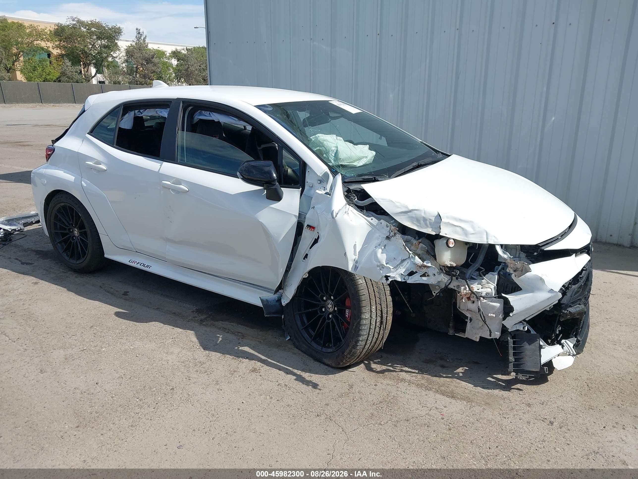2025 Toyota GR Corolla VIN JTNABAAE6SA020163 — IAAI salvage auction photo