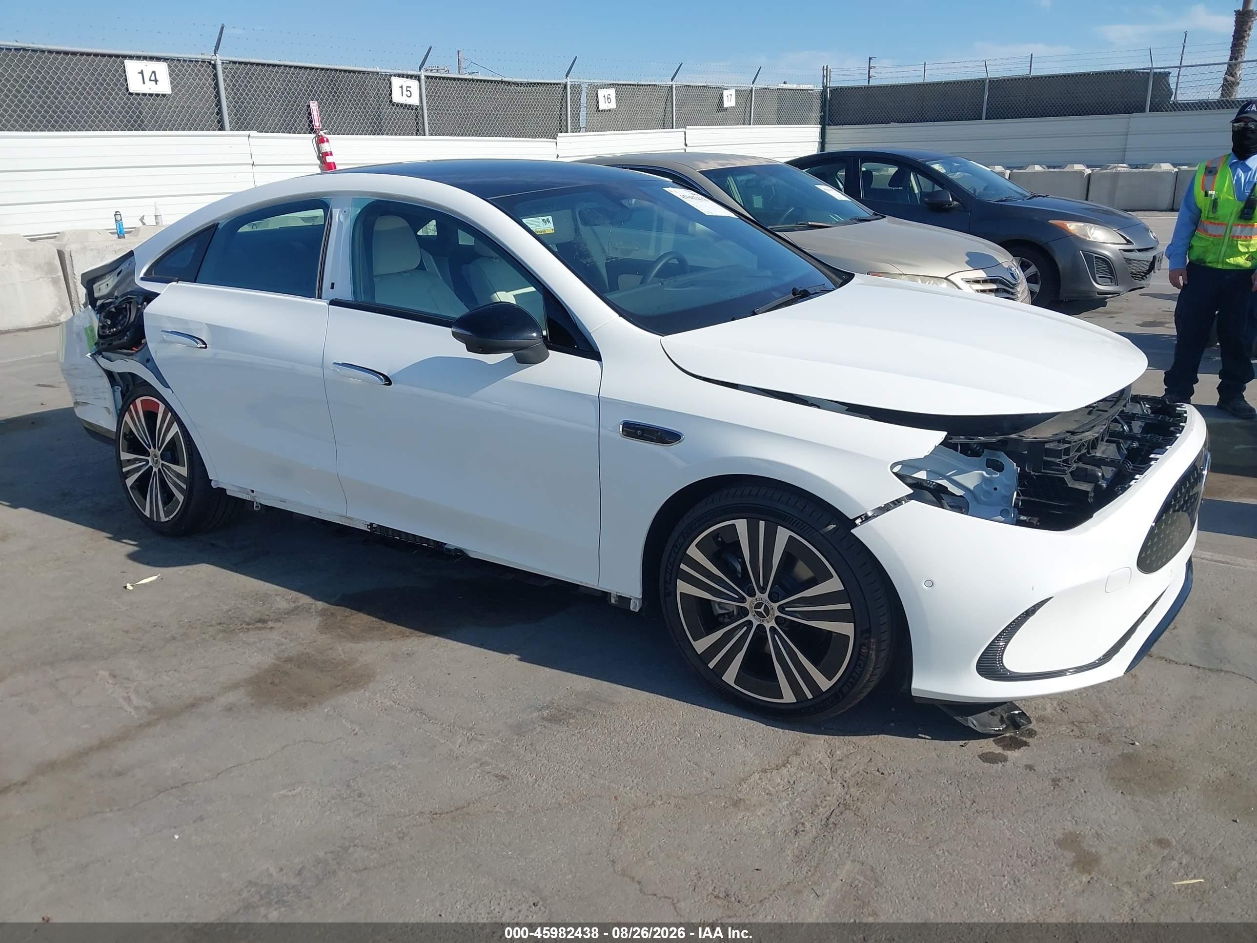 2026 Mercedes-Benz CLA-Class VIN W1KFJ4EB4TJ026940 — IAAI salvage auction photo