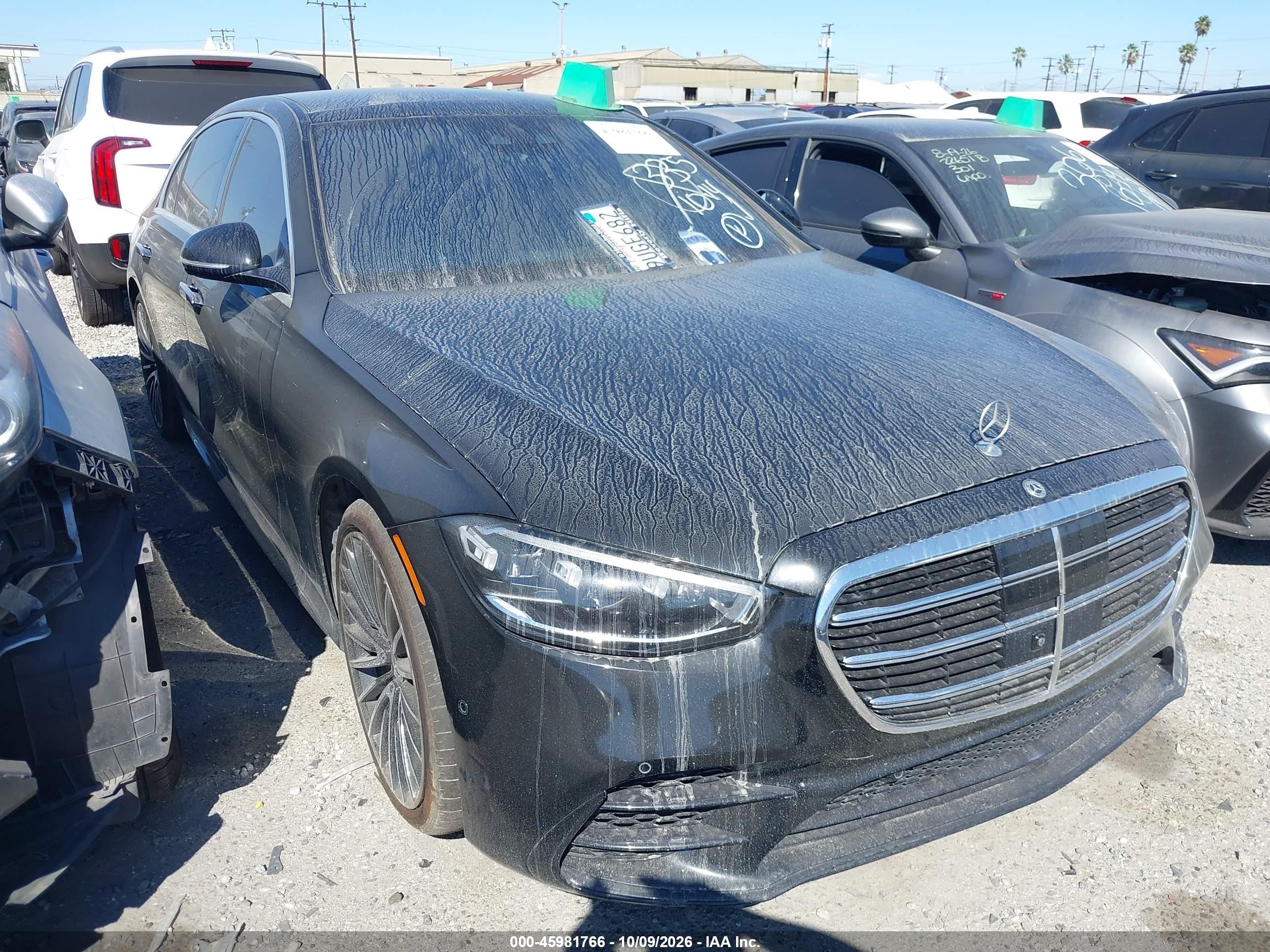 2022 Mercedes-Benz S-Class VIN W1K6G7GB3NA098454 — IAAI salvage auction photo