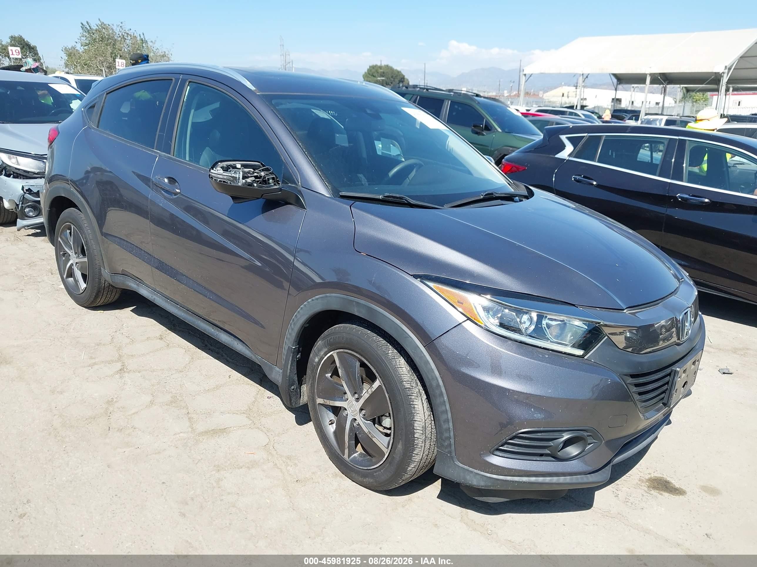 2021 Honda HR-V VIN 3CZRU5H75MM711961 — IAAI salvage auction photo