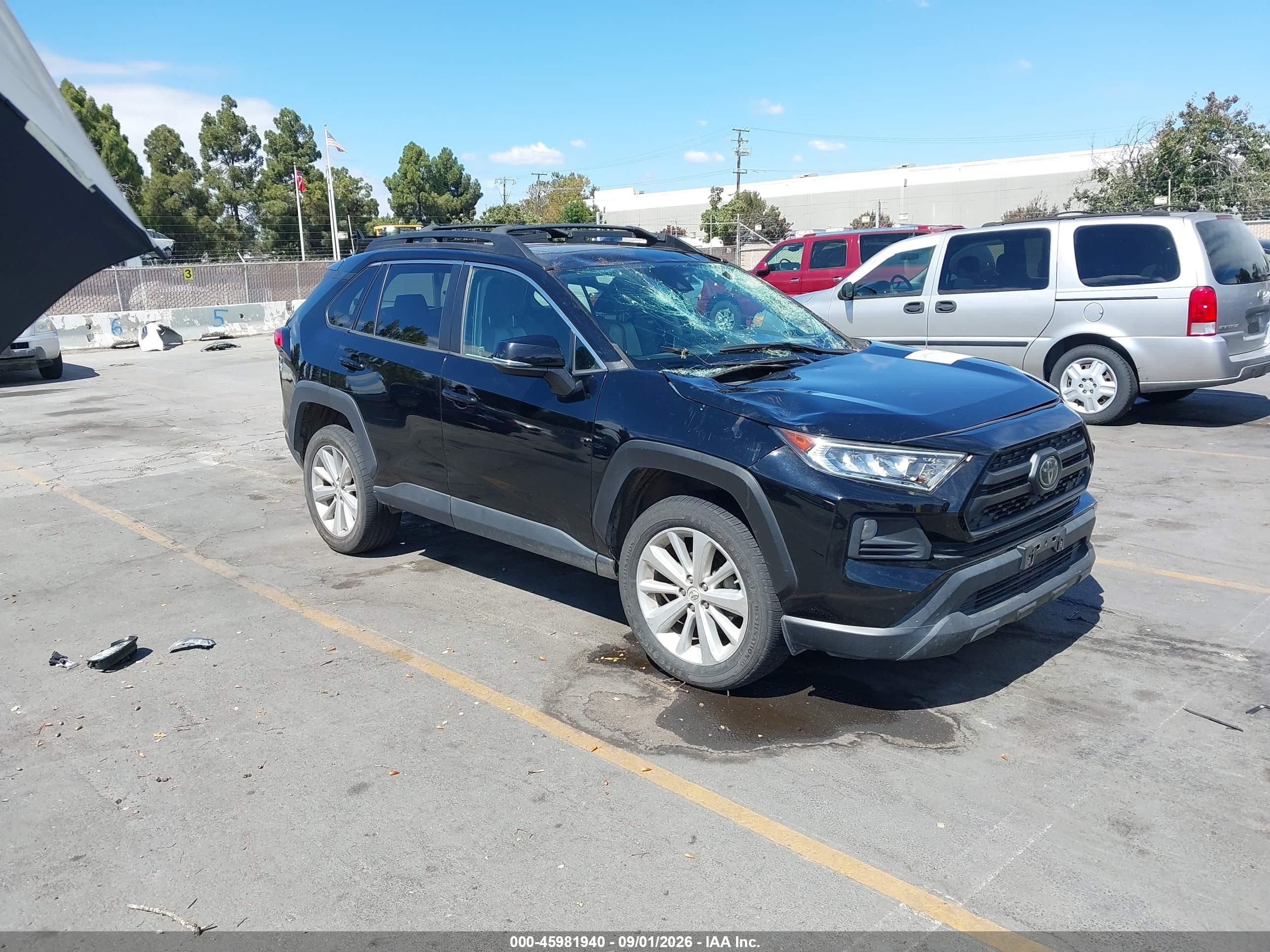 2019 Toyota RAV4 VIN 2T3J1RFV5KW005587 — IAAI salvage auction photo