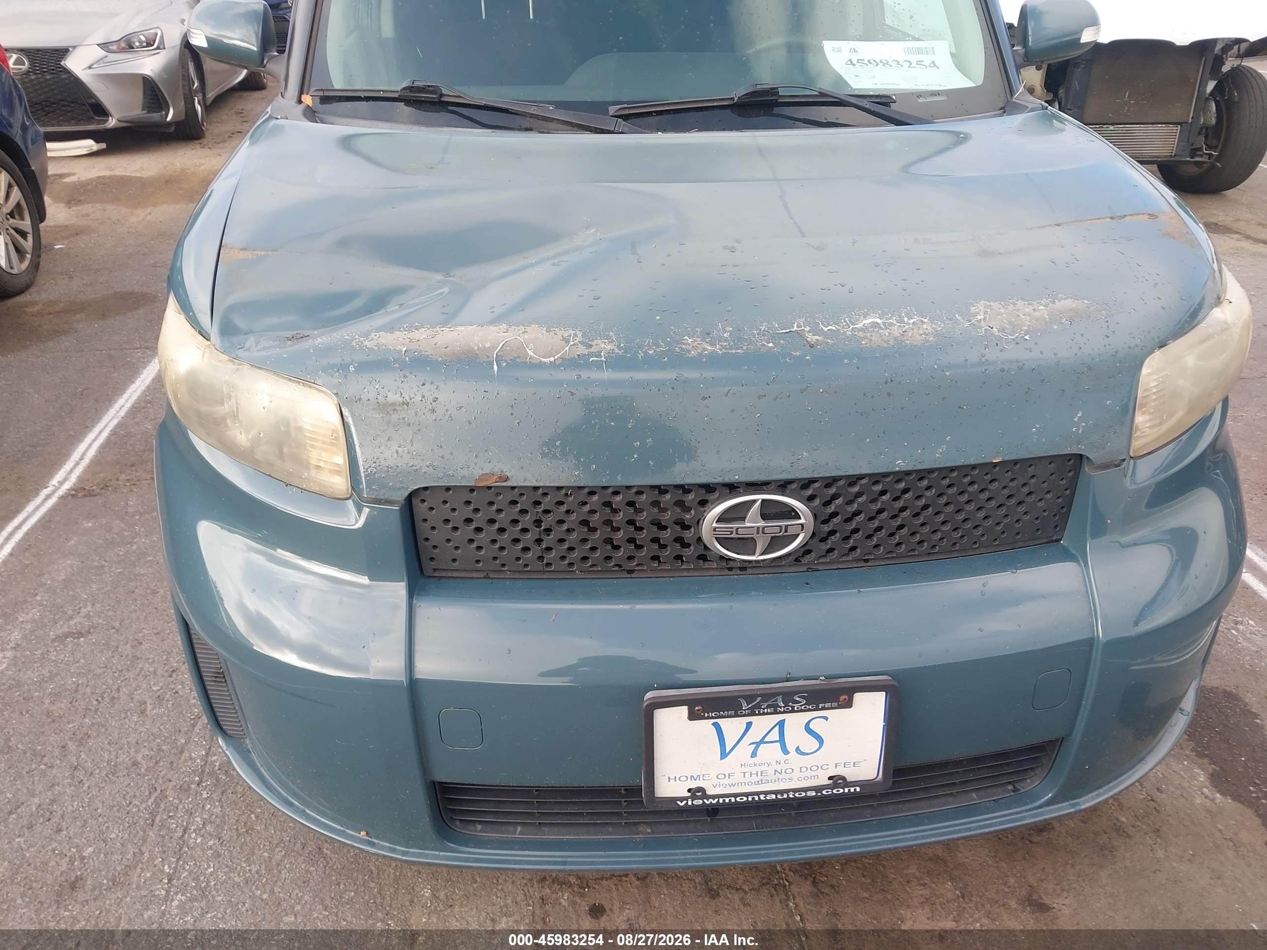 2009 Scion xB VIN JTLKE50E691061593 IAAI salvage auction — Front End, Salvage (North Carolina), sold $450 on 2026-09-23 (photo 6)