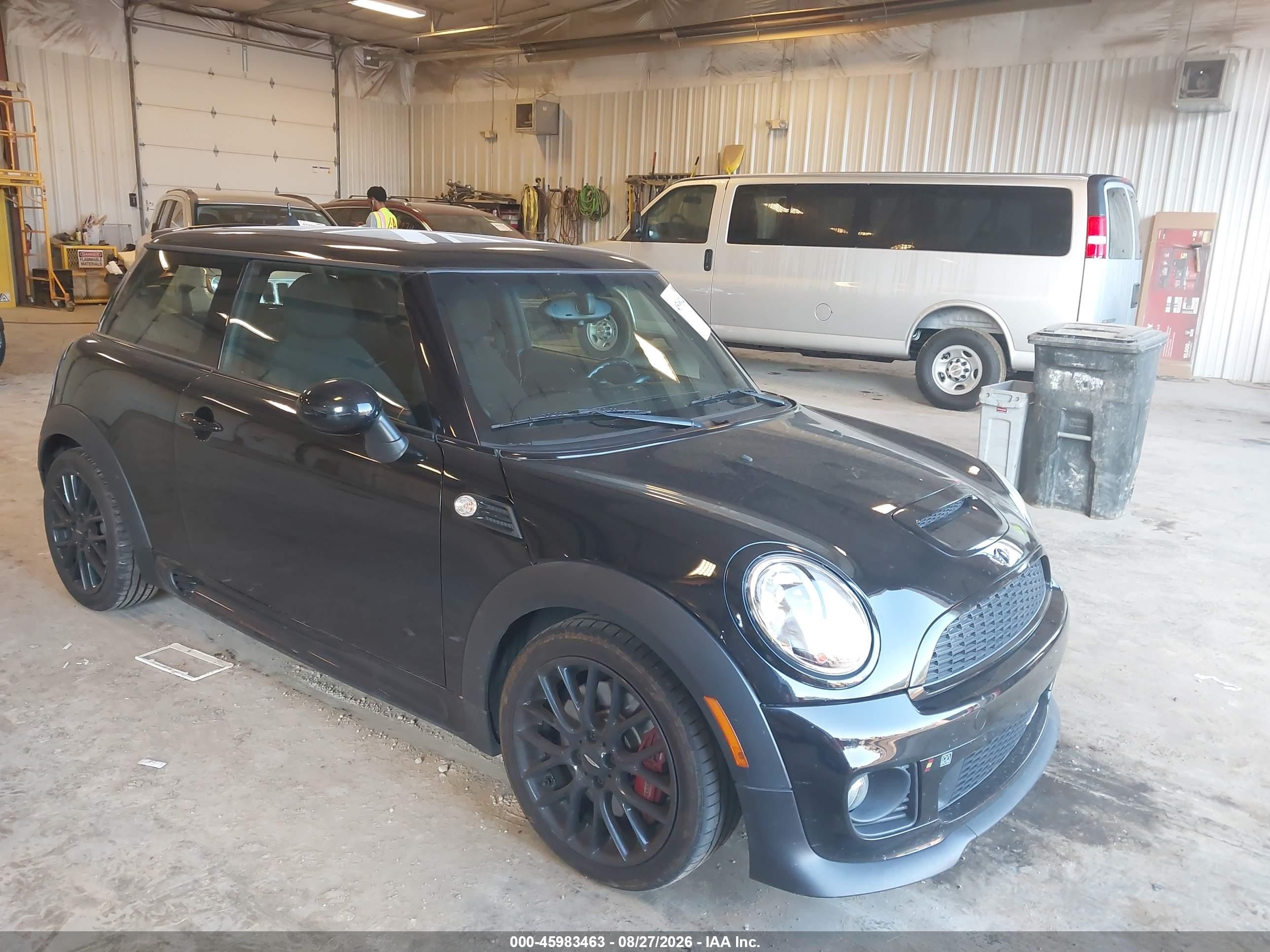 2012 Mini John Cooper Works VIN WMWSV9C56CT499117 IAAI salvage auction — Side, Clear (Michigan), sold $1,350 on 2026-09-11 (photo 1)