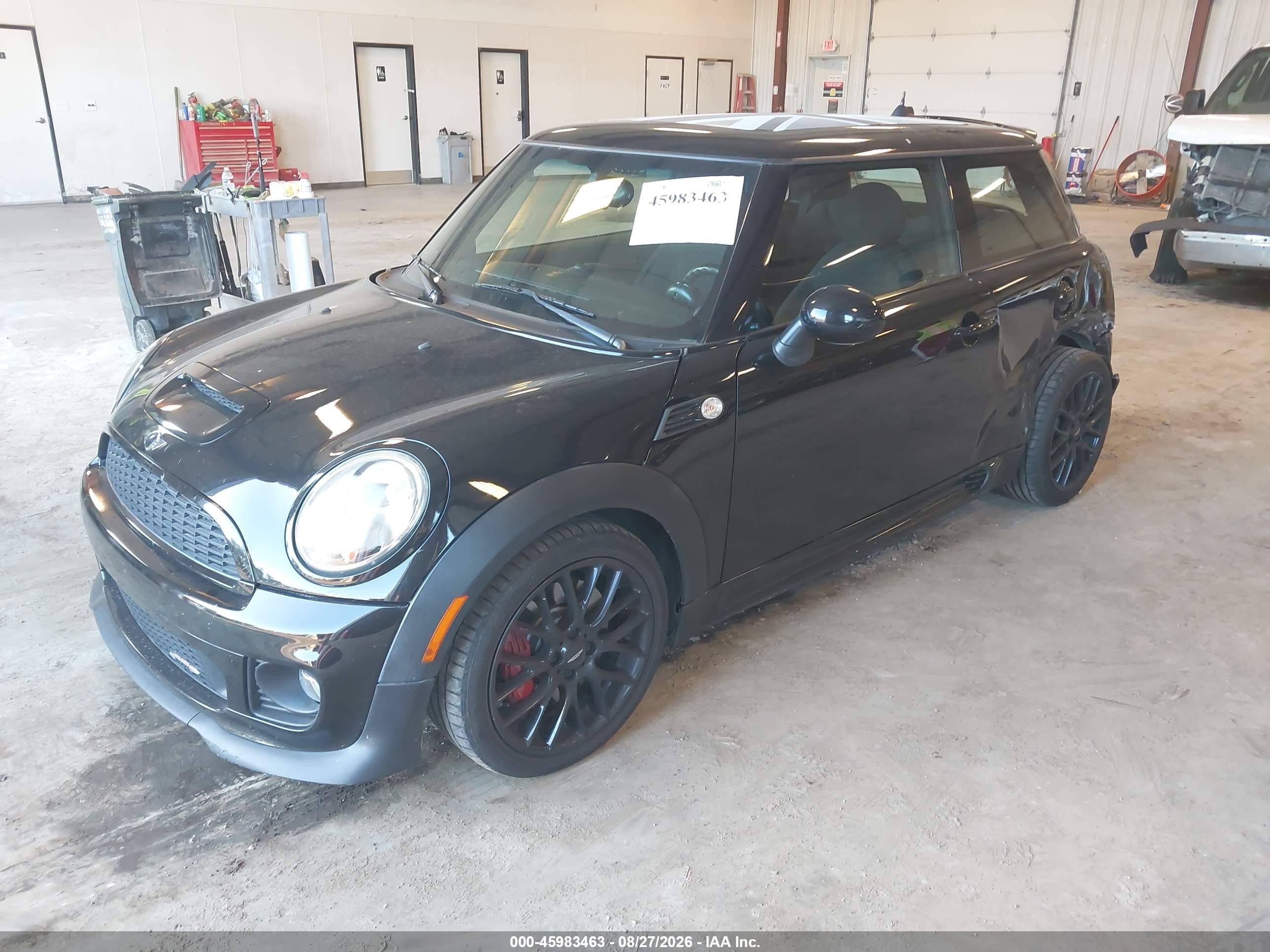 2012 Mini John Cooper Works VIN WMWSV9C56CT499117 IAAI salvage auction — Side, Clear (Michigan), sold $1,350 on 2026-09-11 (photo 2)
