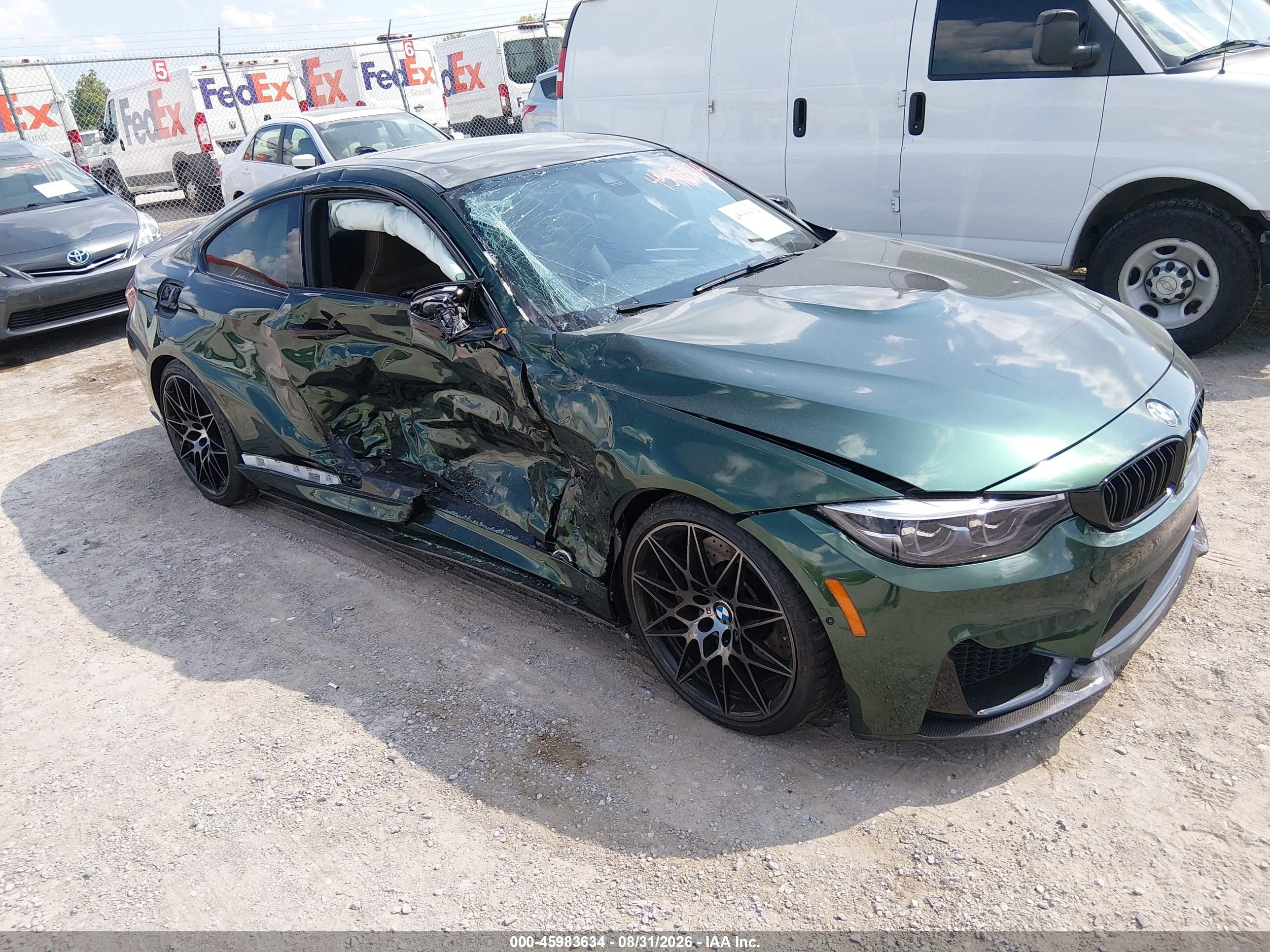 2018 BMW M4 VIN WBS4Y9C57JAC87172 — IAAI salvage auction photo