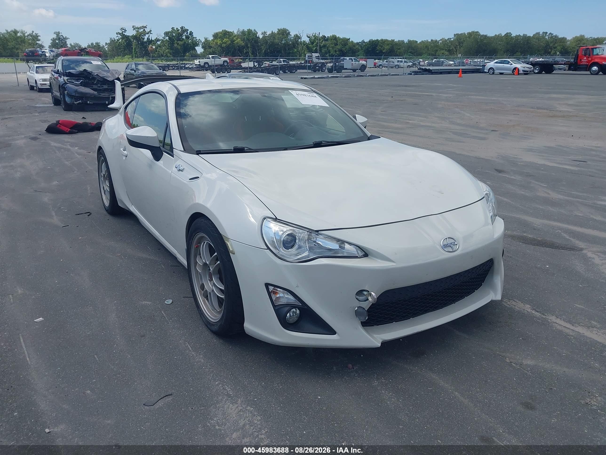 2016 Scion Fr-s VIN JF1ZNAA14G8702989 IAAI salvage auction — Normal Wear, Clear (Florida), sold $3,825 on 2026-09-10 (photo 1)