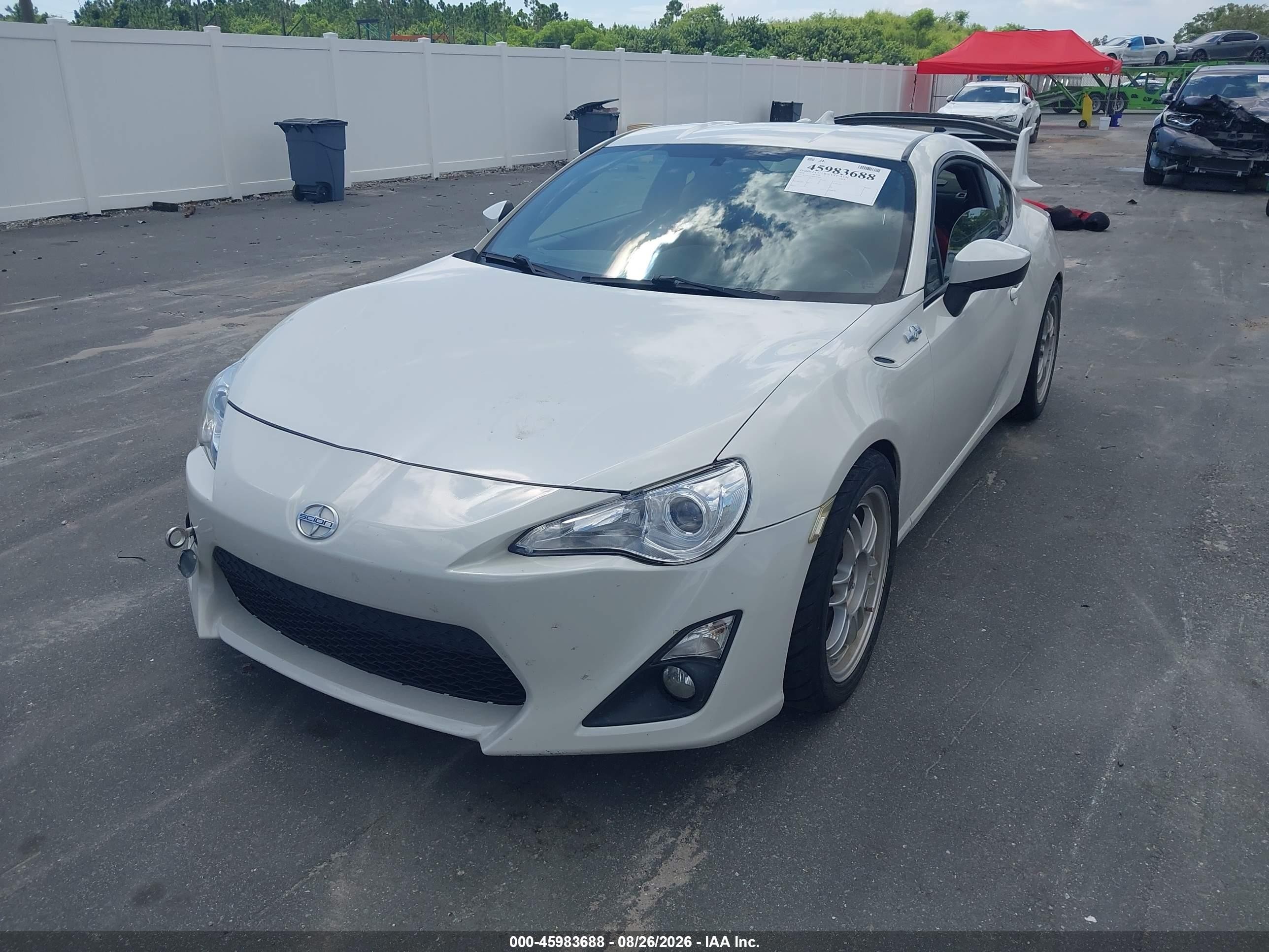 2016 Scion Fr-s VIN JF1ZNAA14G8702989 IAAI salvage auction — Normal Wear, Clear (Florida), sold $3,825 on 2026-09-10 (photo 2)