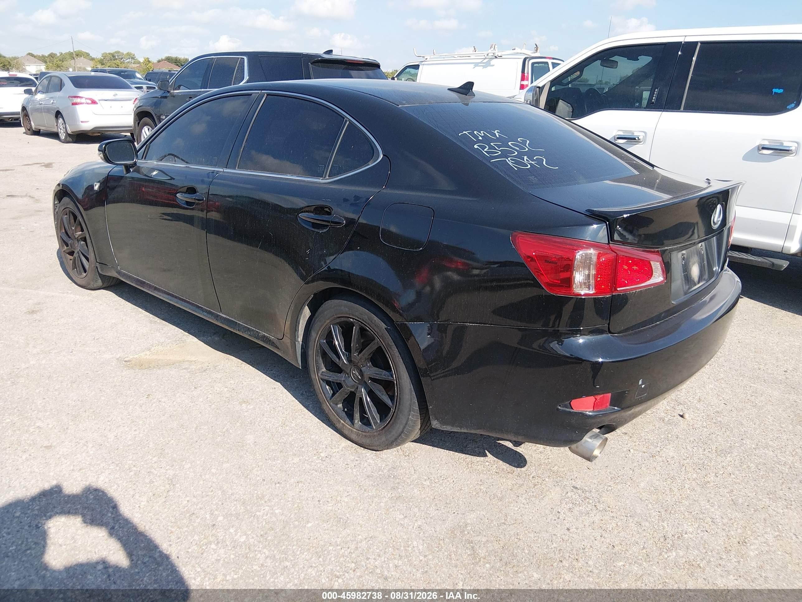 2011 Lexus Is 350 VIN JTHBE5C25B5027042 IAAI salvage auction — Normal Wear, Original (Texas), sold $2,950 on 2026-09-27 (photo 3)