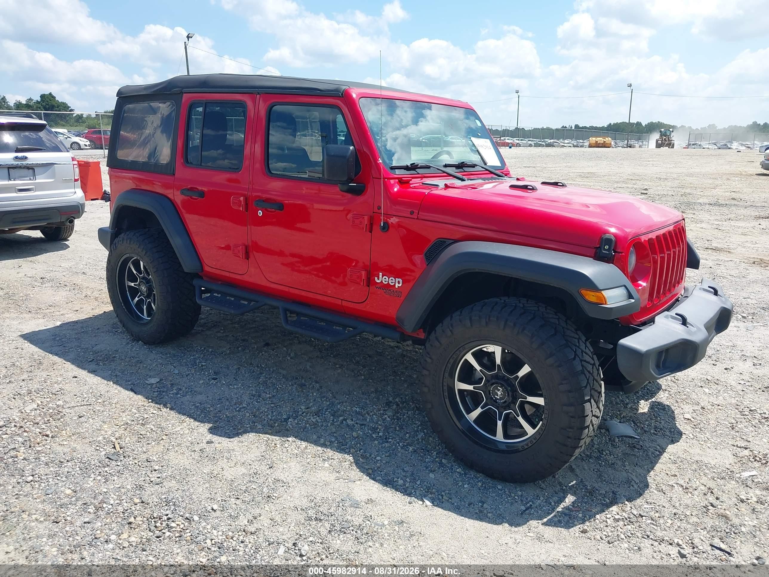 2021 Jeep Wrangler Unlimited VIN 1C4HJXDN5MW532698 — IAAI salvage auction photo
