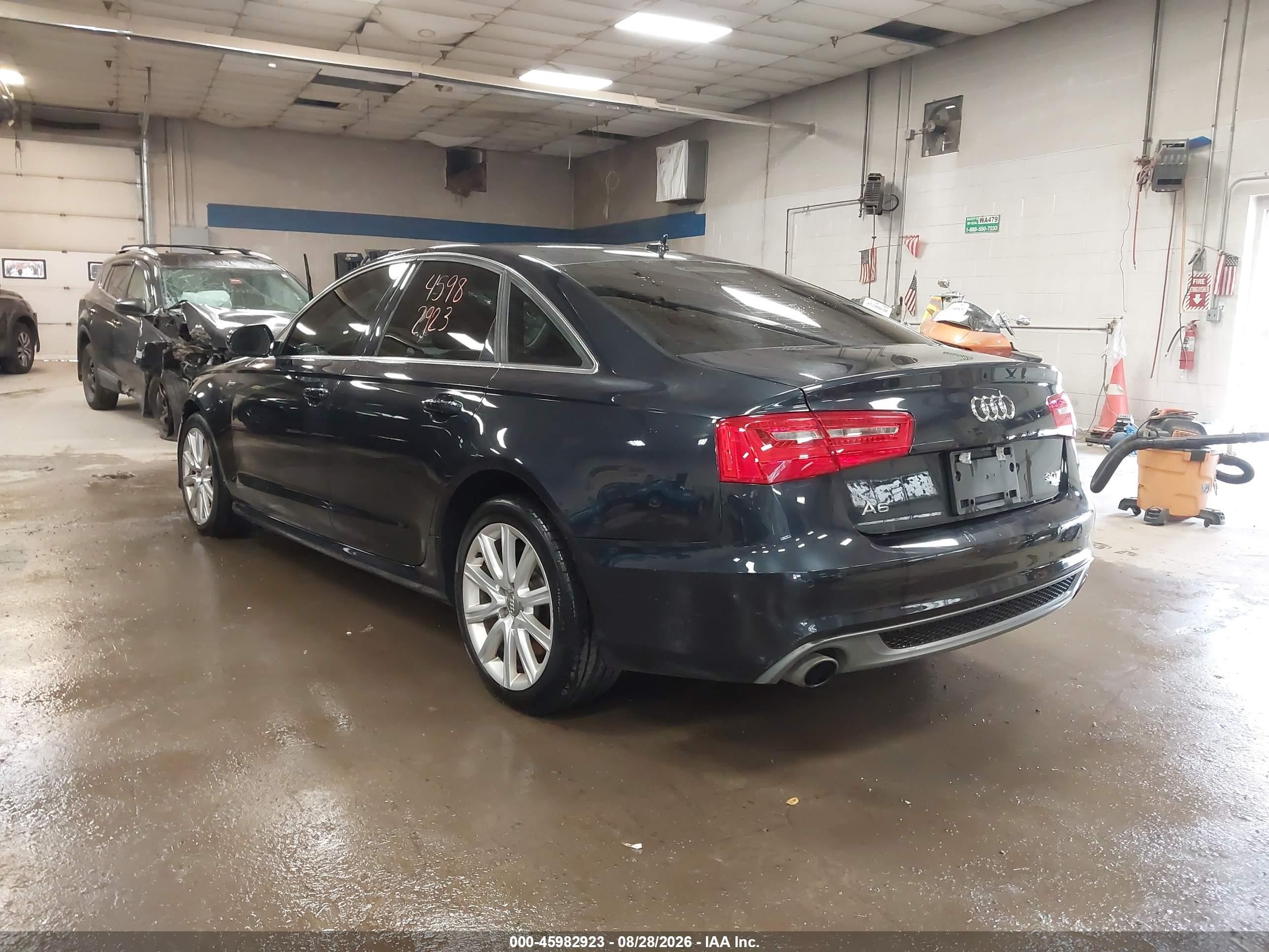 2013 Audi A6 VIN WAUHGAFC4DN015967 IAAI salvage auction — Unknown, Salvage (Maine), sold $2,100 on 2026-10-07 (photo 3)