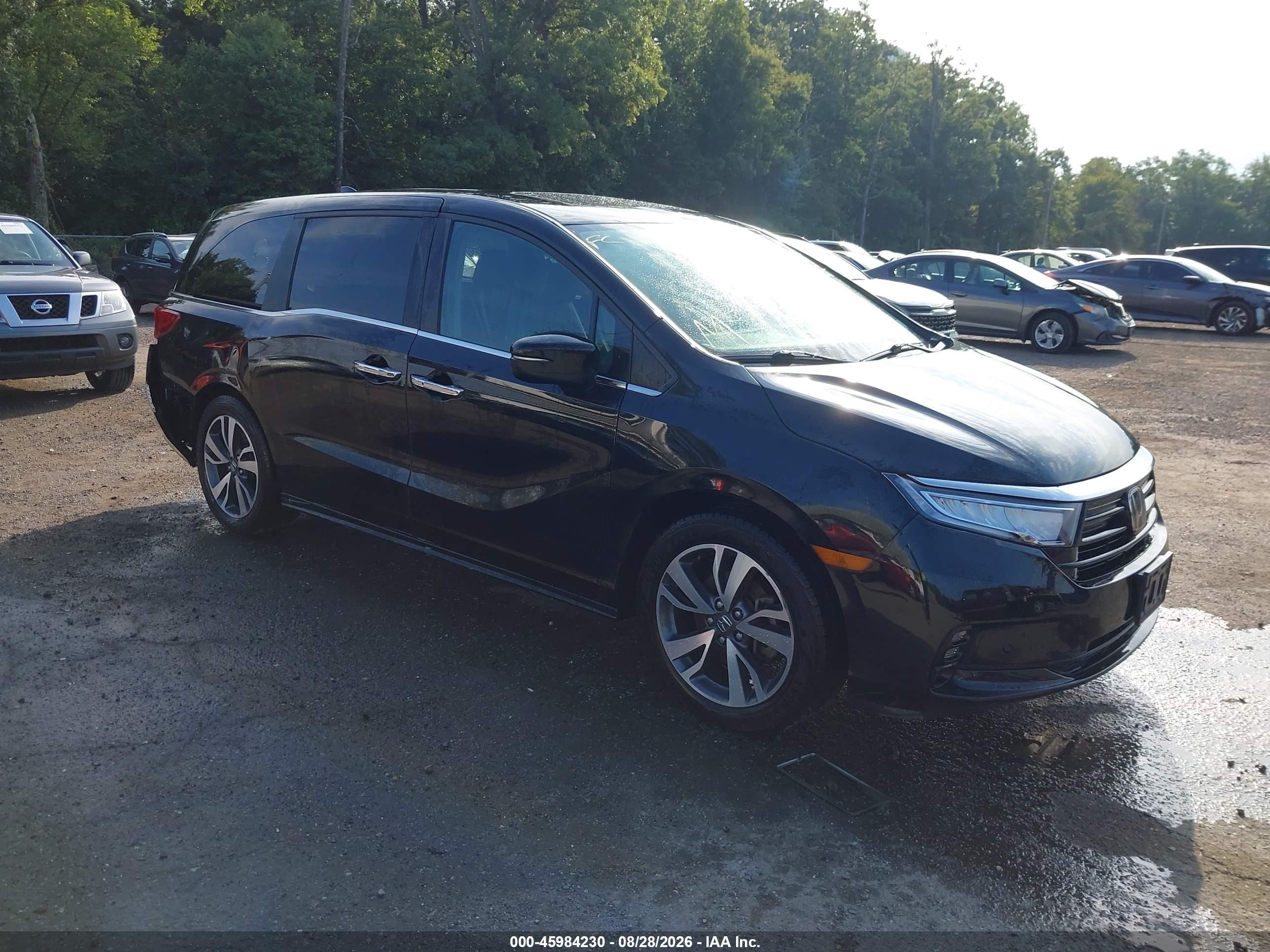 2022 Honda Odyssey VIN 5FNRL6H86NB049661 — IAAI salvage auction photo