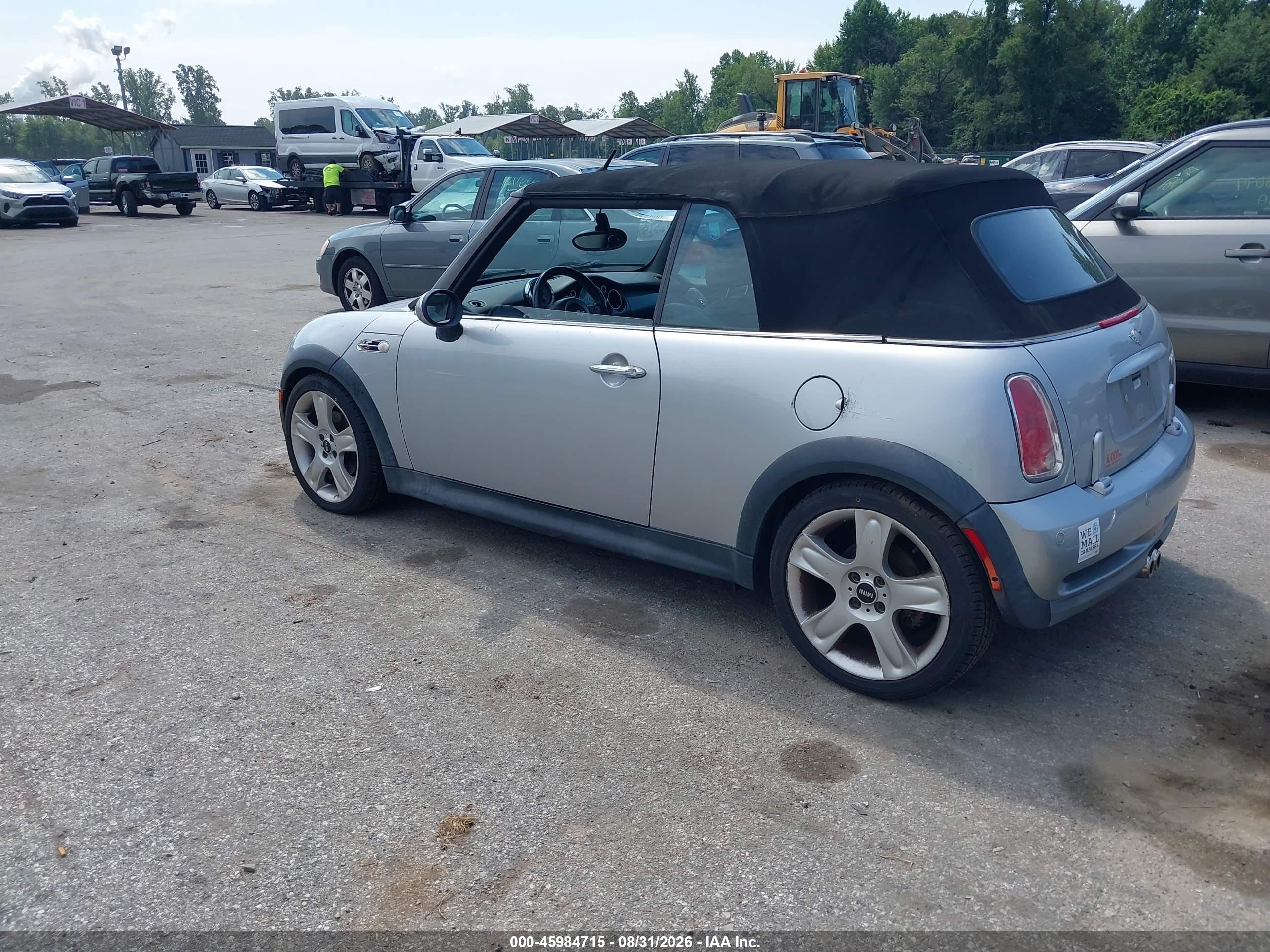 2007 Mini Cooper VIN WMWRH33587TJ43759 IAAI salvage auction — Normal Wear, Clear (Maryland), sold $350 on 2026-09-03 (photo 3)