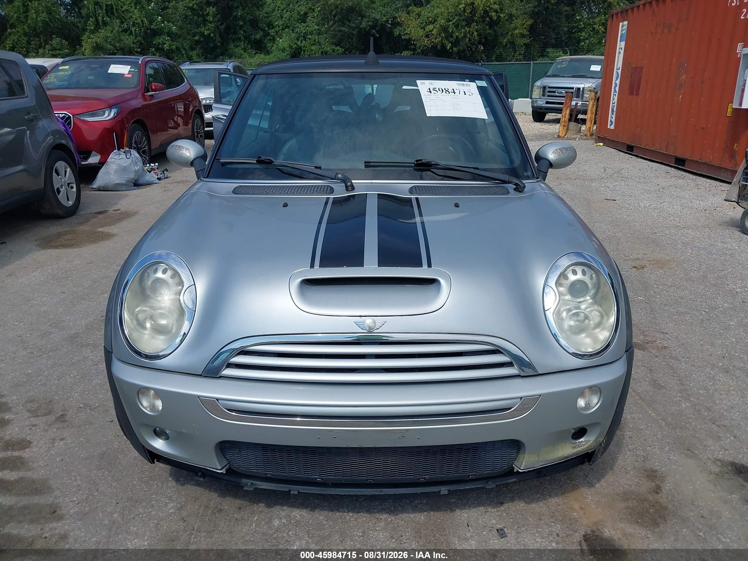 2007 Mini Cooper VIN WMWRH33587TJ43759 IAAI salvage auction — Normal Wear, Clear (Maryland), sold $350 on 2026-09-03 (photo 6)