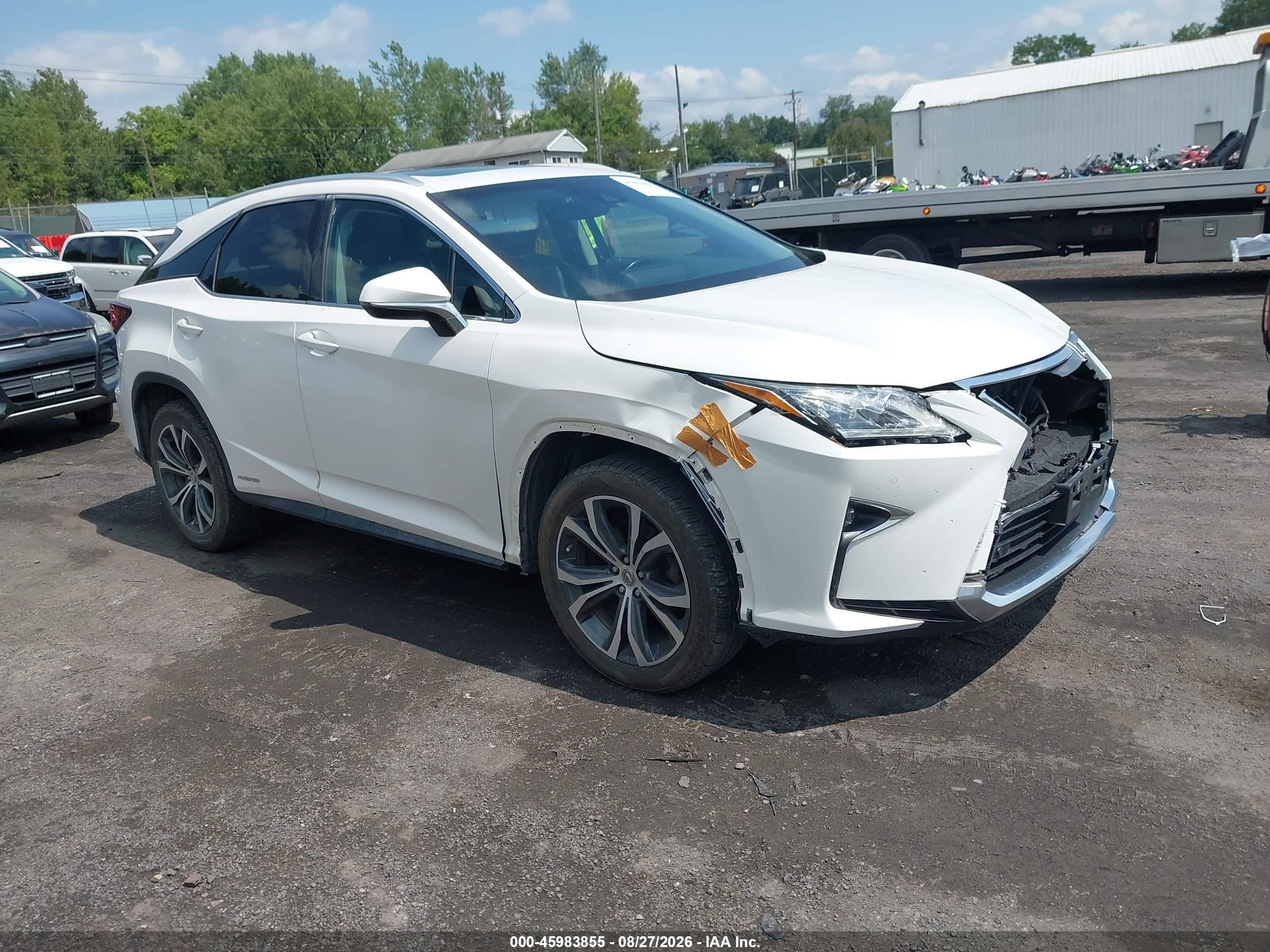 2016 Lexus RX 450h VIN 2T2BGMCA7GC006227 — IAAI salvage auction photo
