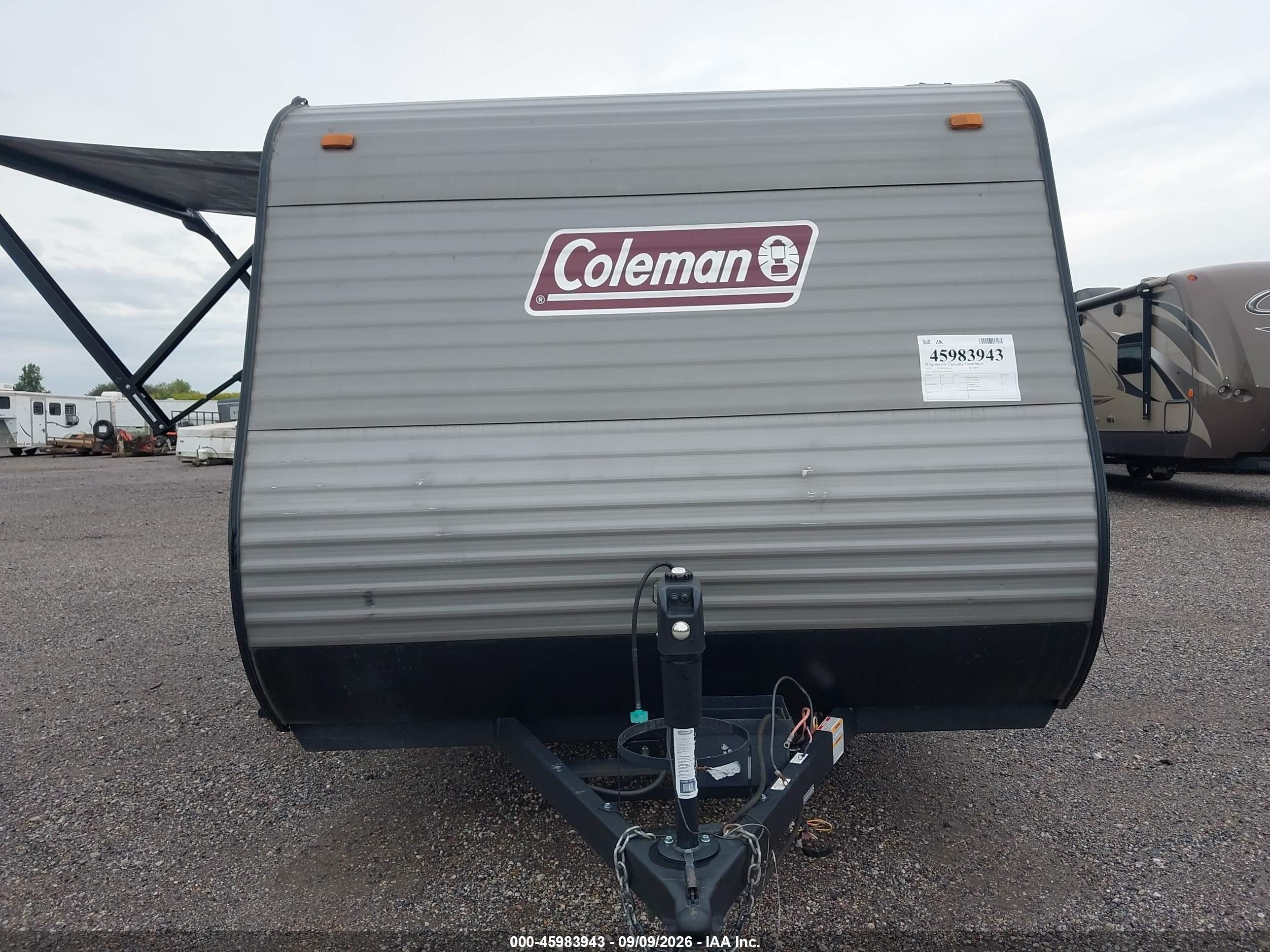 2022 Keystone Coleman VIN 4YDTCMG13NJ945789 IAAI salvage auction — Storm Damage, Regular Certificate (Iowa), sold $2,950 on 2026-10-08 (photo 6)