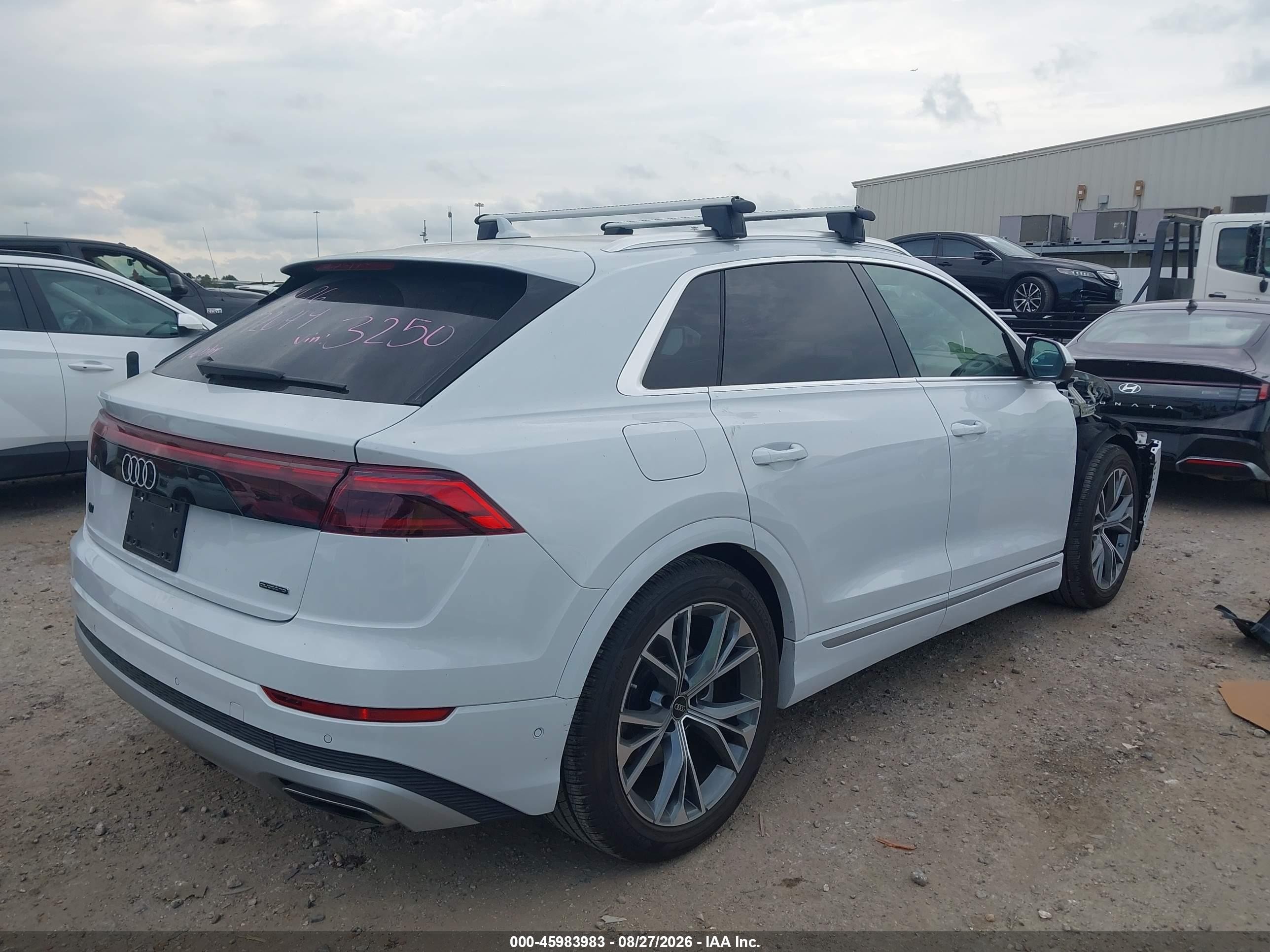 2026 Audi Q8 VIN WA1BVBF13TD033250 IAAI salvage auction — Unknown, Enterprise Vehicles Clear Only (Massachusetts), sold $41,750 on 2026-09-02 (photo 4)