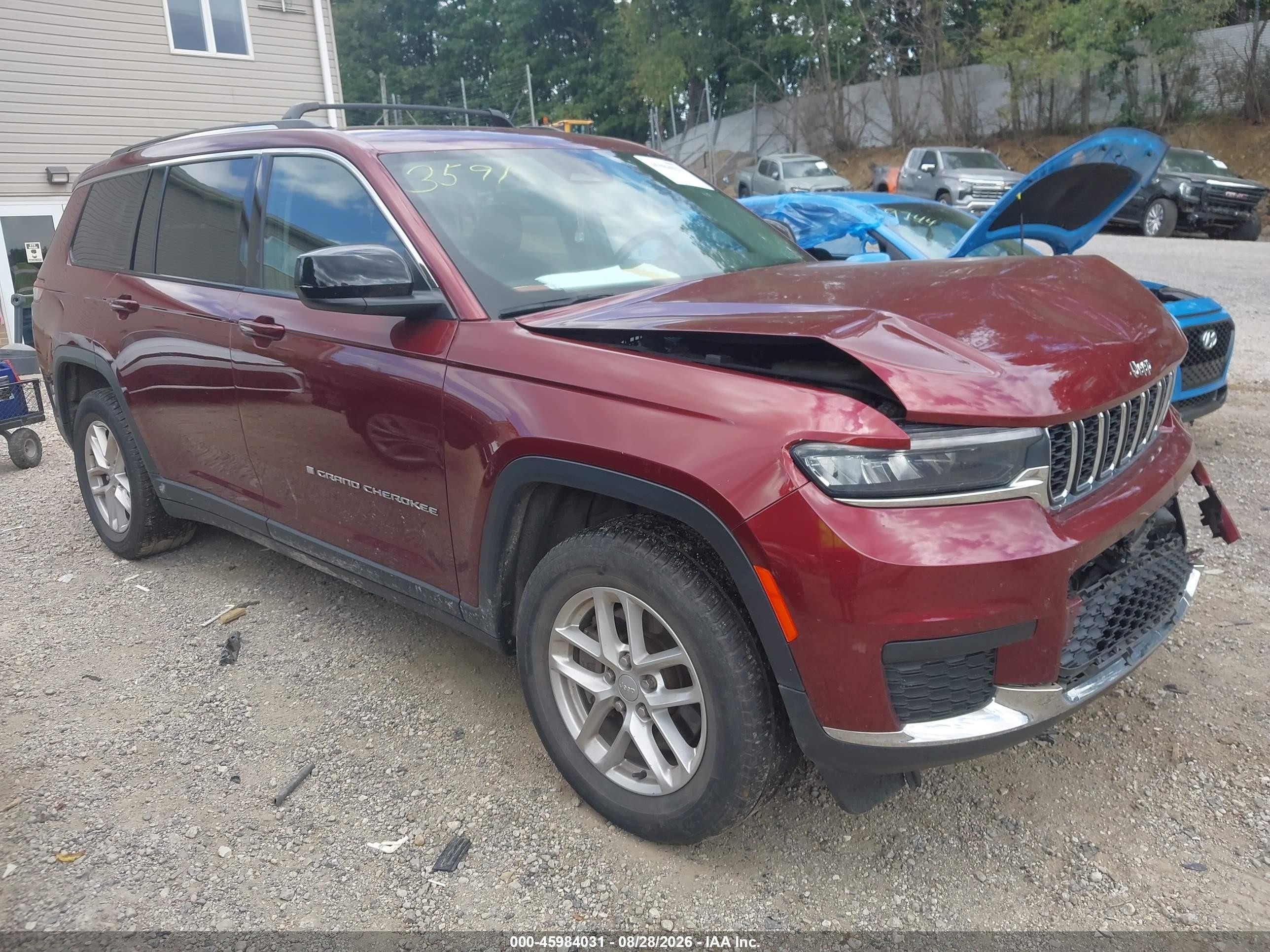2021 Jeep Grand Cherokee L VIN 1C4RJKAG7M8153591 — IAAI salvage auction photo