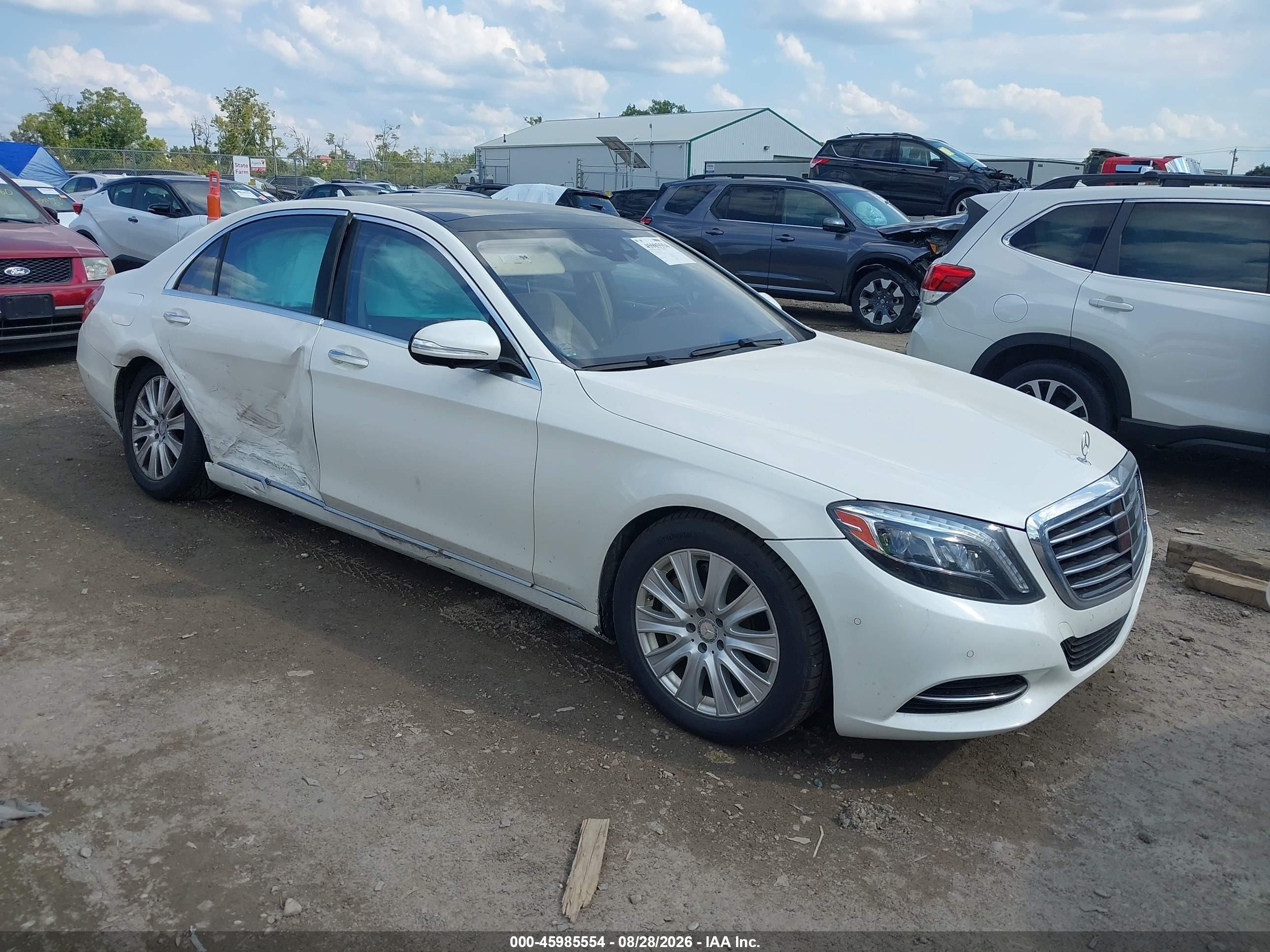 2015 Mercedes-Benz S-Class VIN WDDUG8FB9FA161203 — IAAI salvage auction photo