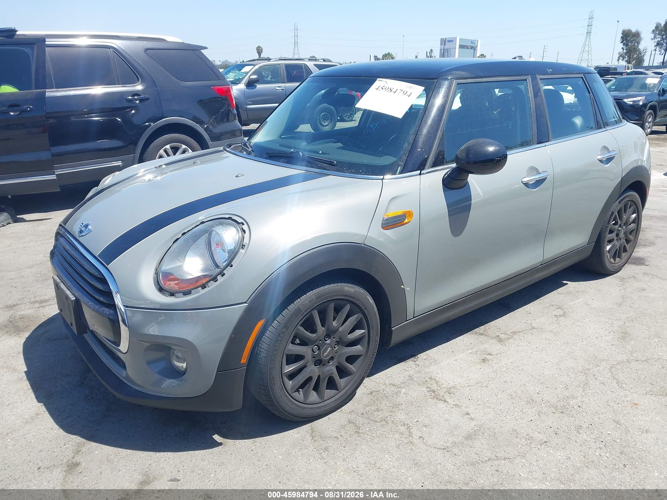 2016 Mini Hardtop VIN WMWXU1C50G2D12950 IAAI salvage auction — Front End, Salvage (California), sold $1,450 on 2026-09-13 (photo 2)