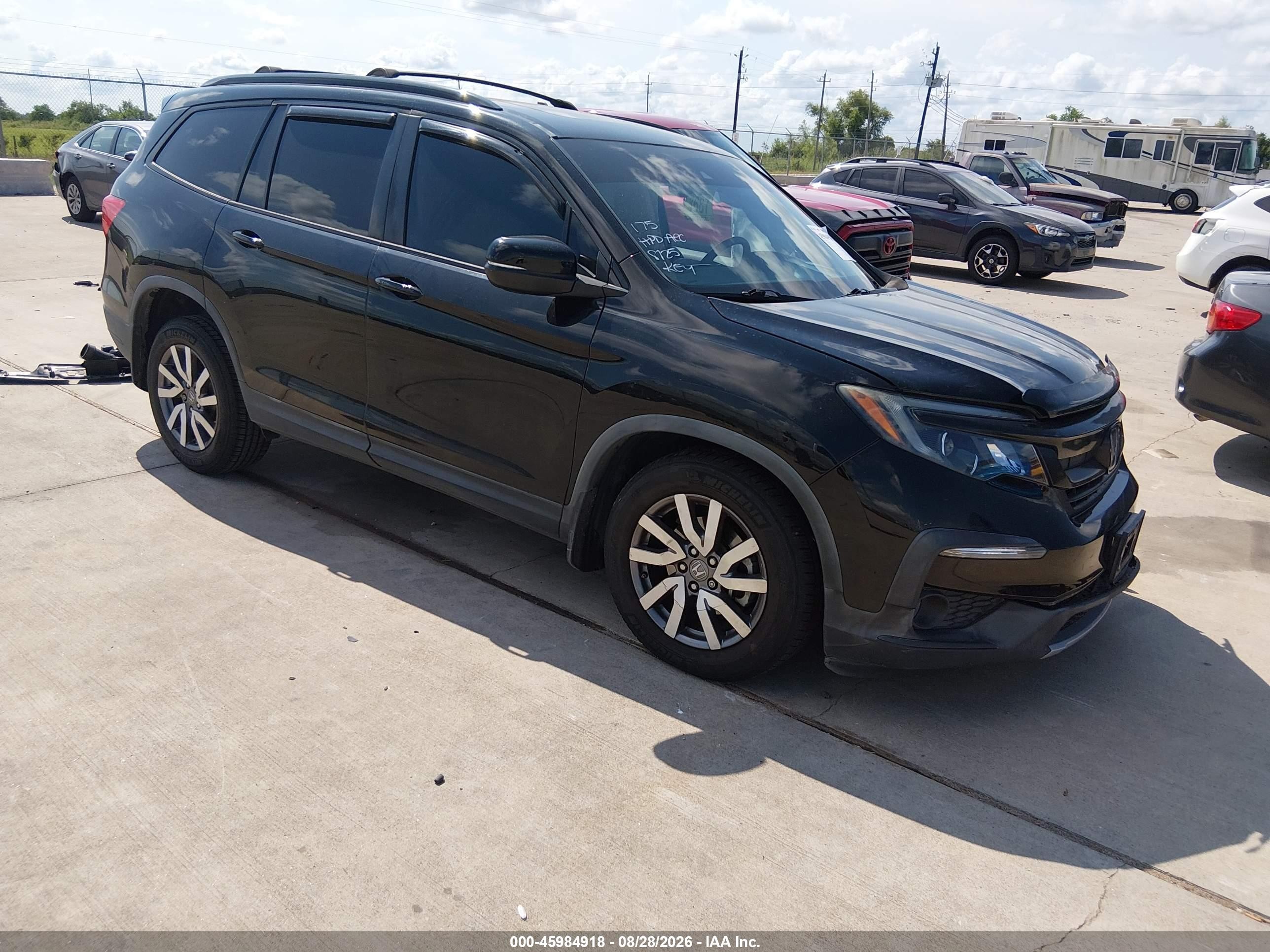 2020 Honda Pilot VIN 5FNYF5H52LB021887 — IAAI salvage auction photo
