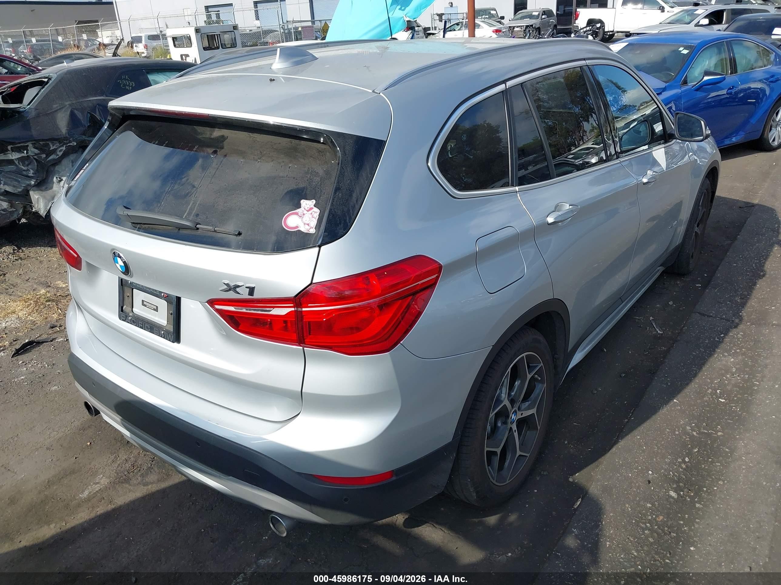 2016 BMW X1 VIN WBXHT3C33G5F65699 IAAI salvage auction — Side, Salvage Certificate (California), sold $4,950 on 2026-09-12 (photo 4)