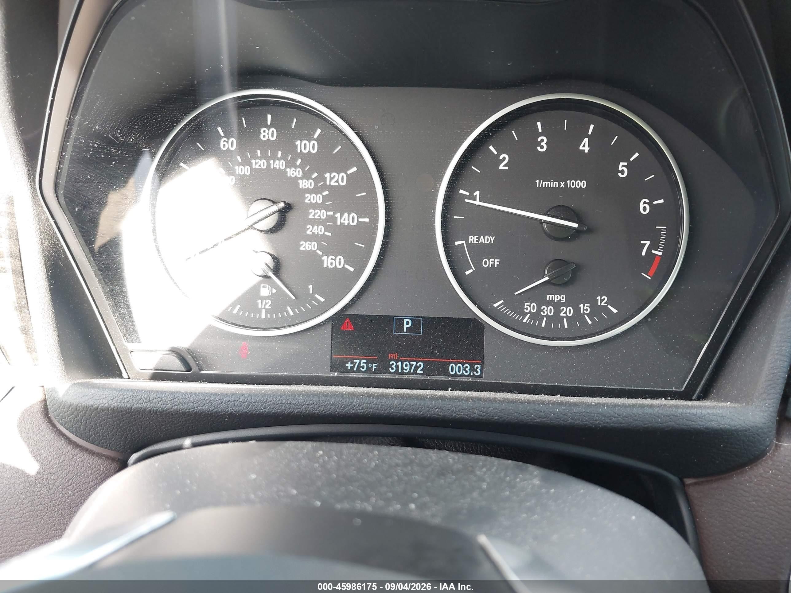 2016 BMW X1 VIN WBXHT3C33G5F65699 IAAI salvage auction — Side, Salvage Certificate (California), sold $4,950 on 2026-09-12 (photo 7)