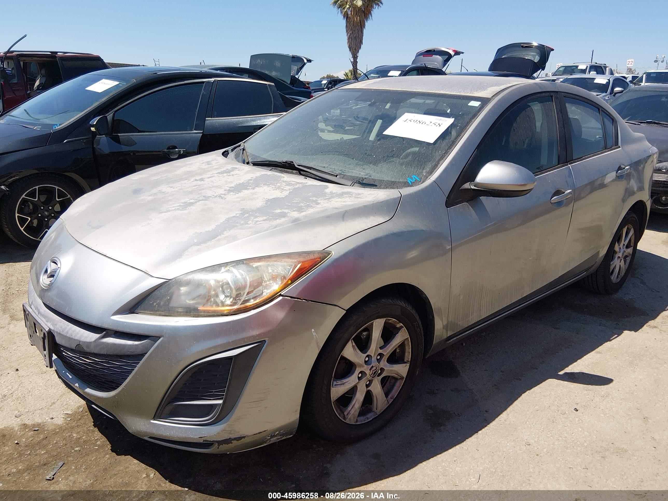 2010 Mazda 3 VIN JM1BL1SG0A1249149 IAAI salvage auction — Unknown, Clear - Dealer Only (California), sold $1,000 on 2026-09-03 (photo 2)