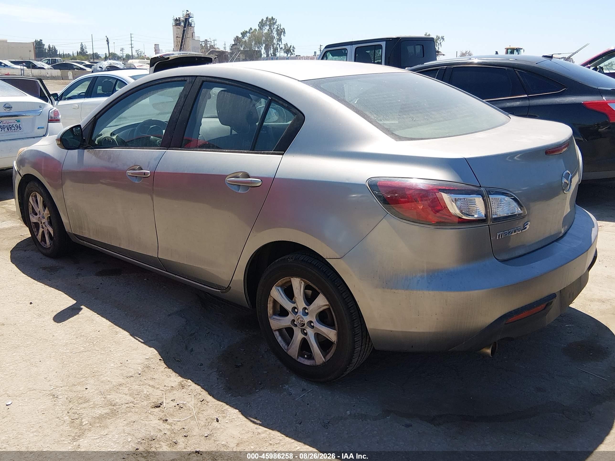 2010 Mazda 3 VIN JM1BL1SG0A1249149 IAAI salvage auction — Unknown, Clear - Dealer Only (California), sold $1,000 on 2026-09-03 (photo 3)