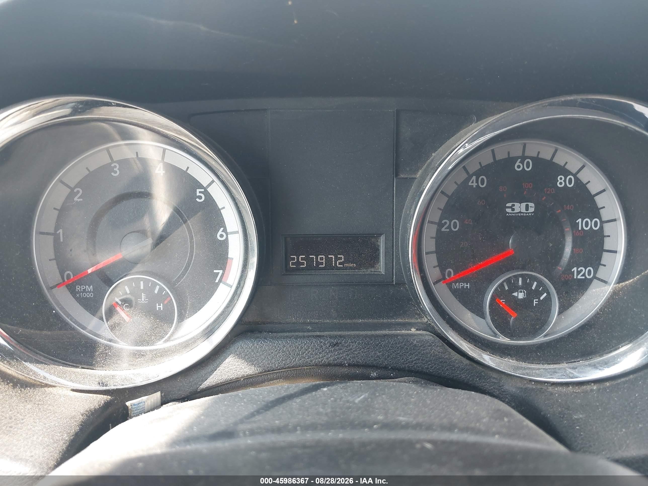 2014 Dodge Grand Caravan VIN 2C4RDGBG2ER303096 IAAI salvage auction — Front & Rear, Salvage (Arkansas), sold $250 on 2026-09-14 (photo 7)