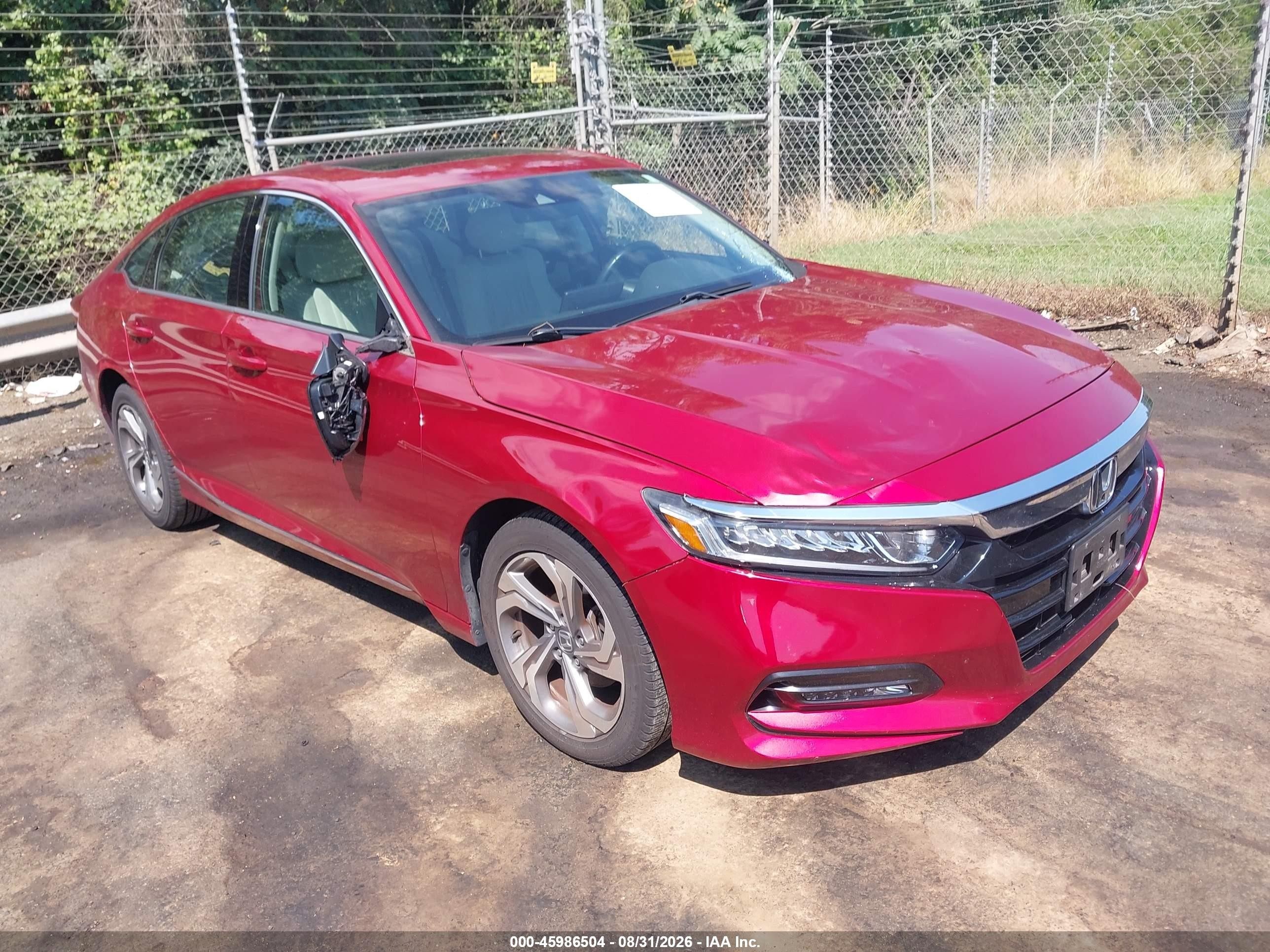 2018 Honda Accord VIN 1HGCV1F62JA146638 — IAAI salvage auction photo