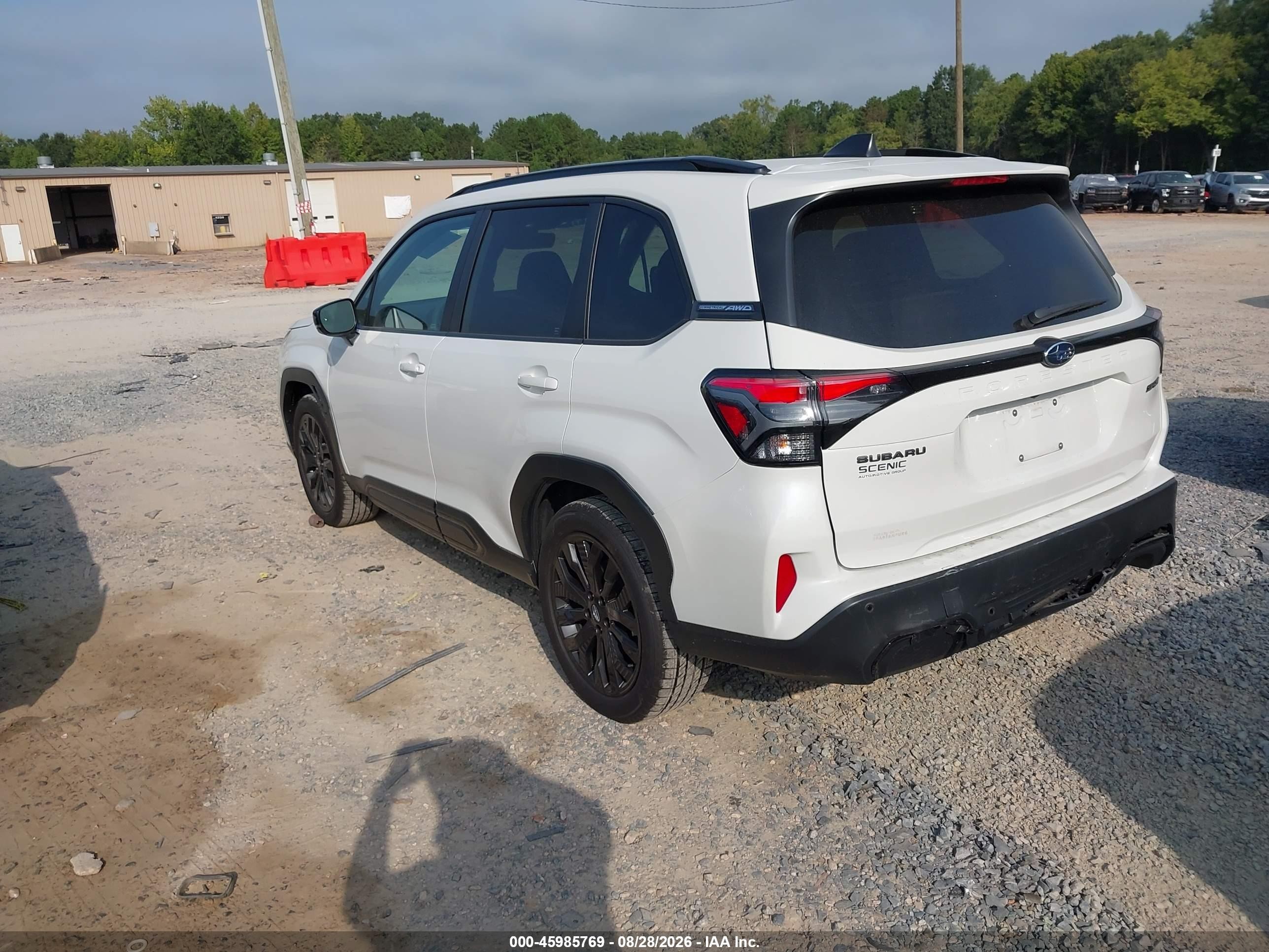2026 Subaru Forester VIN 4S4SLDH65T3082693 IAAI salvage auction — Rear End, Salvage (North Carolina), sold $16,700 on 2026-09-10 (photo 3)