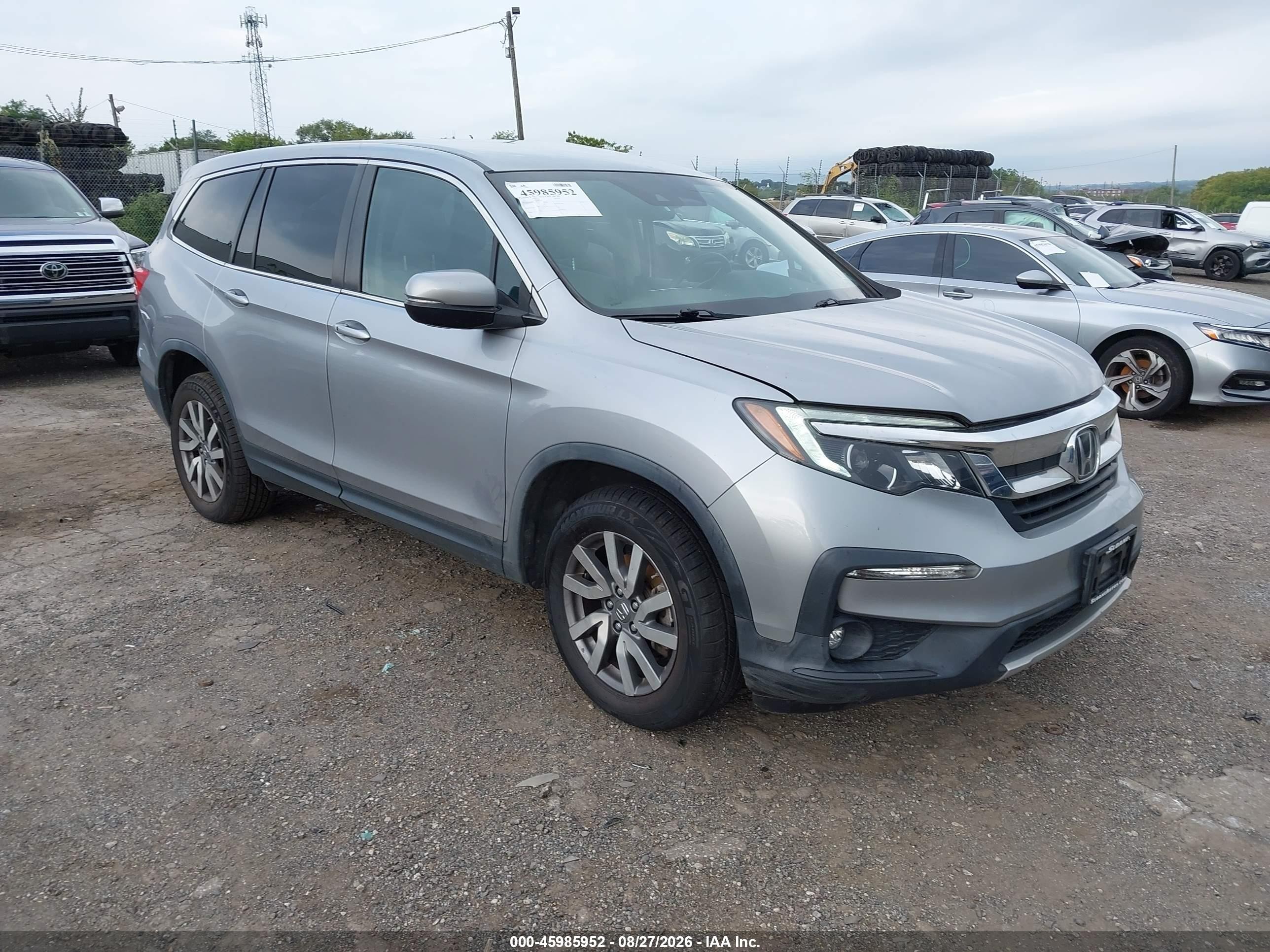 2020 Honda Pilot VIN 5FNYF6H3XLB045276 — IAAI salvage auction photo