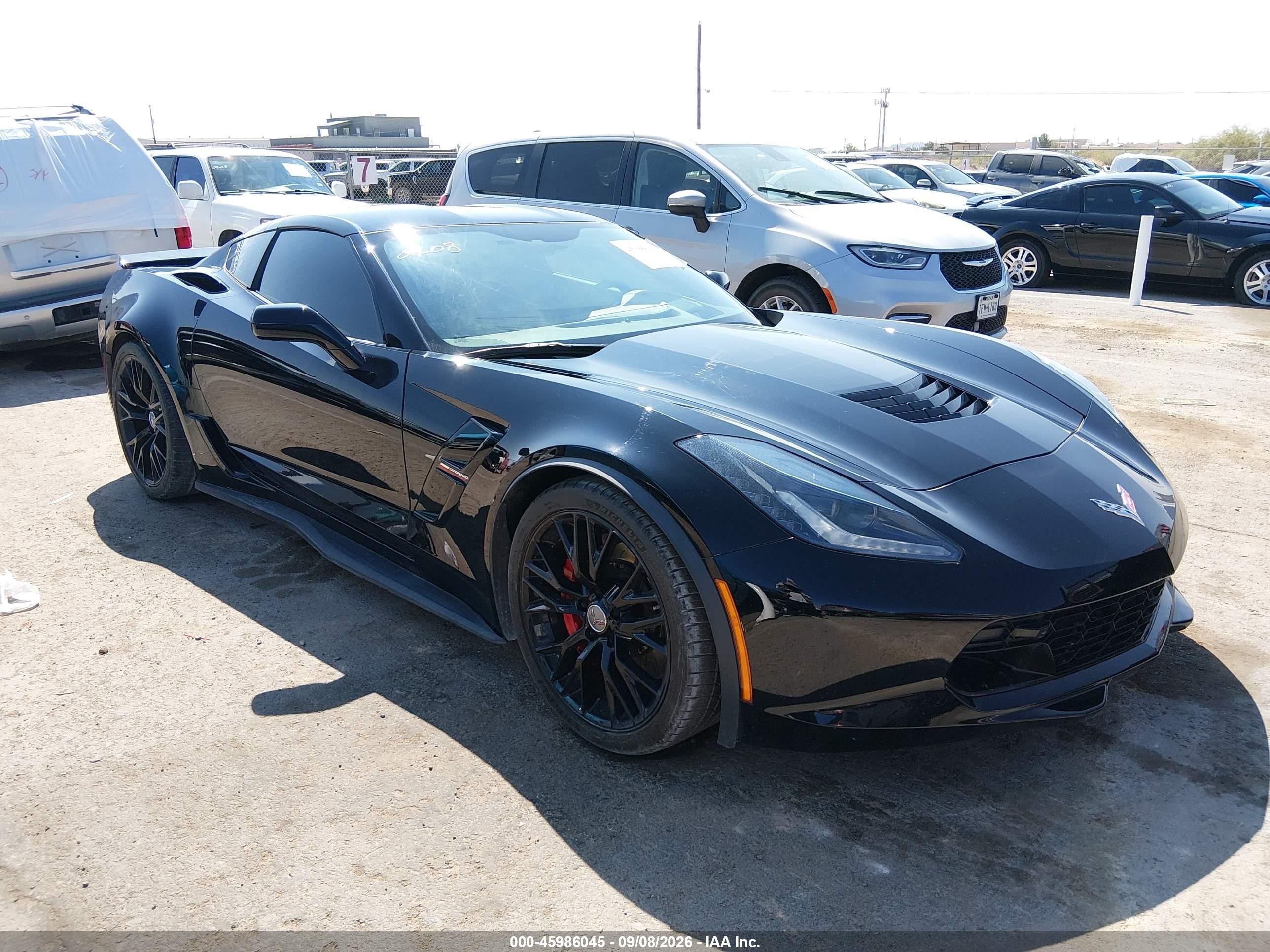 2019 Chevrolet Corvette VIN 1G1YY2D73K5107587 — IAAI salvage auction photo