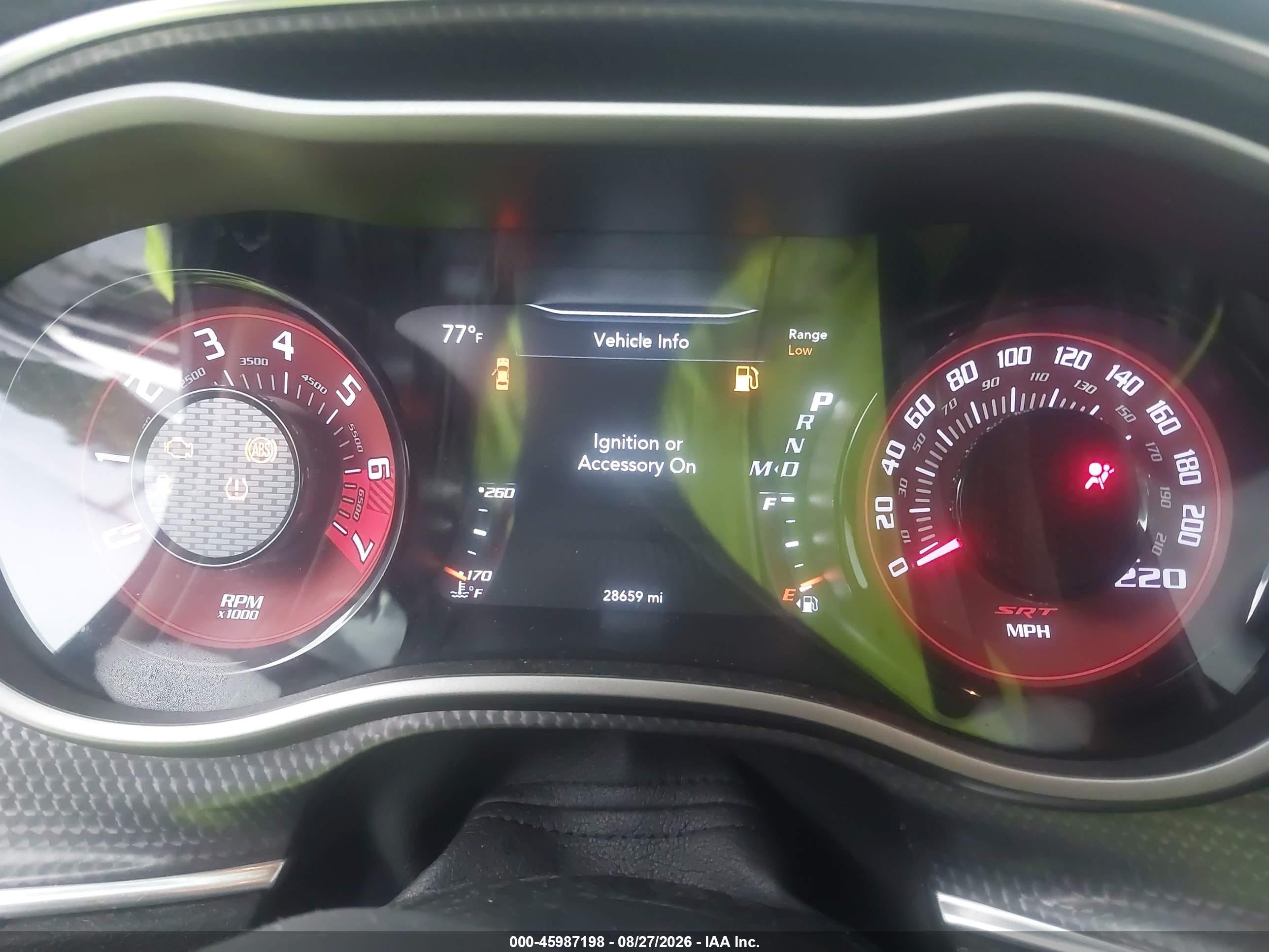 2019 Dodge Challenger VIN 2C3CDZL98KH517601 IAAI salvage auction — Water/Flood, Salvage (Idaho), sold $38,000 on 2026-09-19 (photo 7)