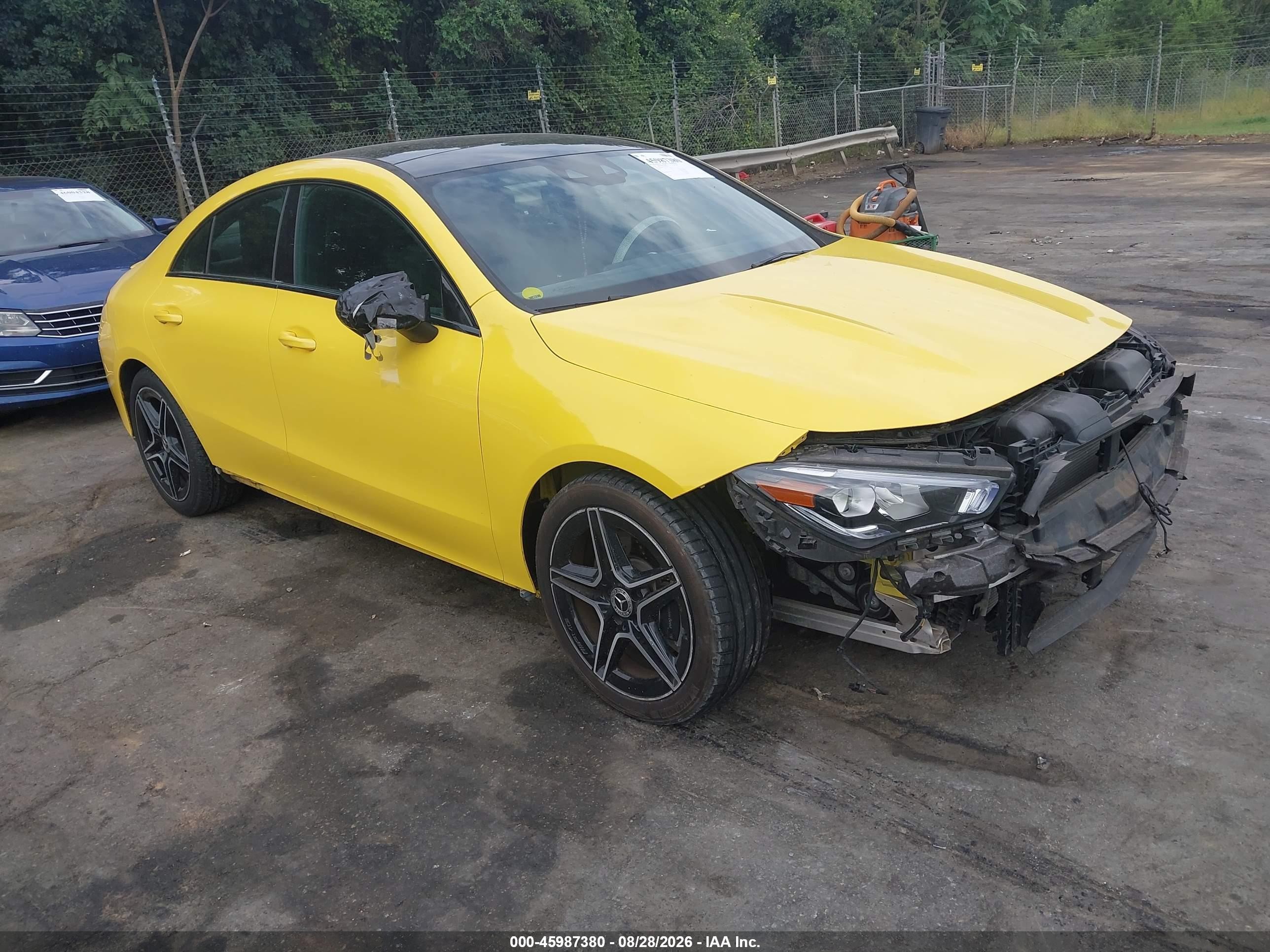 2020 Mercedes-Benz CLA-Class VIN W1K5J4GB4LN086248 — IAAI salvage auction photo