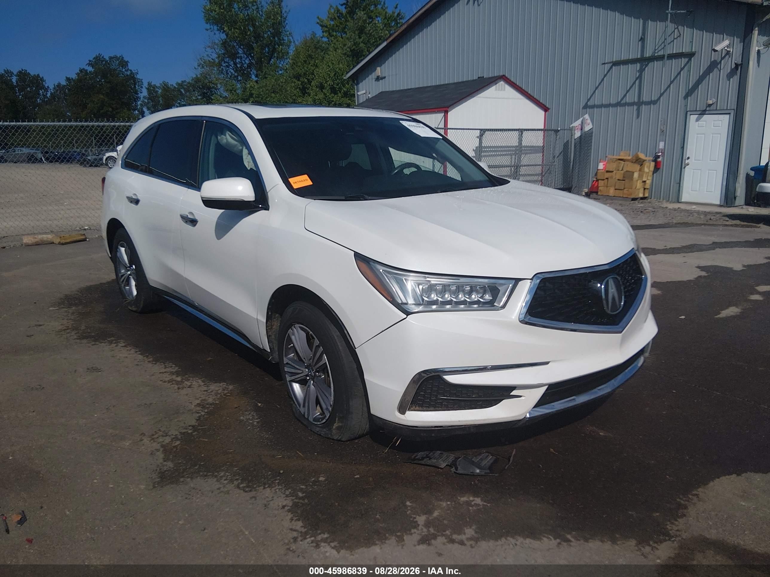 2020 Acura MDX VIN 5J8YD4H35LL038941 — IAAI salvage auction photo
