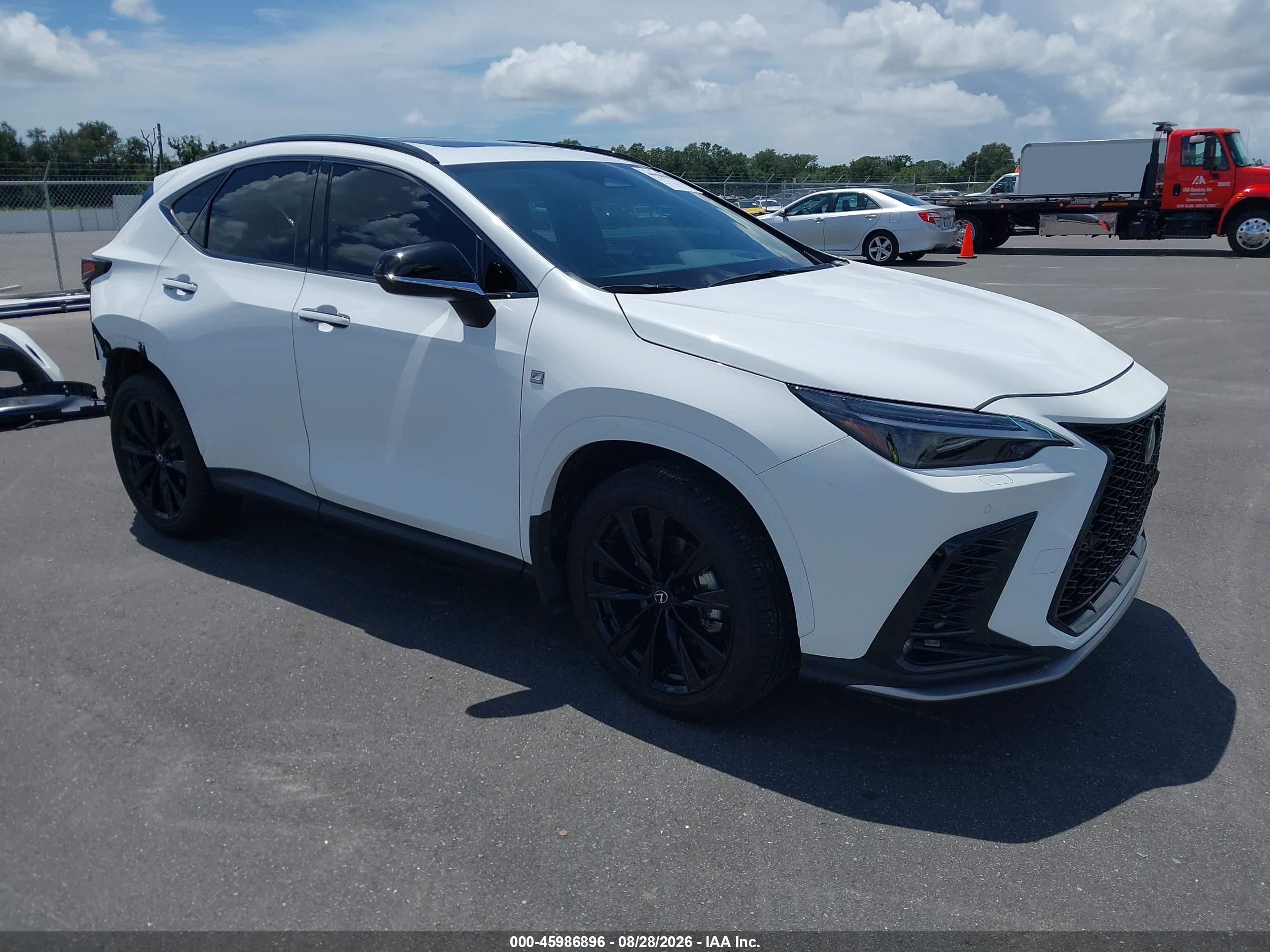 2025 Lexus NX 350 VIN 2T2KGCEZ8SC061498 — IAAI salvage auction photo